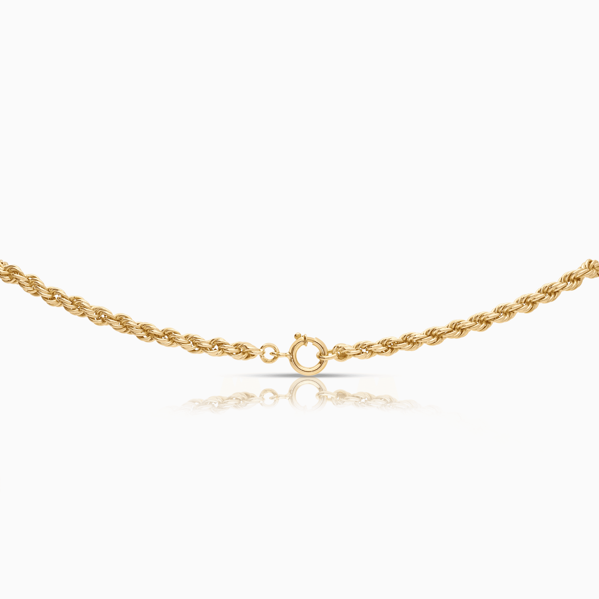 Rope necklace 26.71g 18K gold