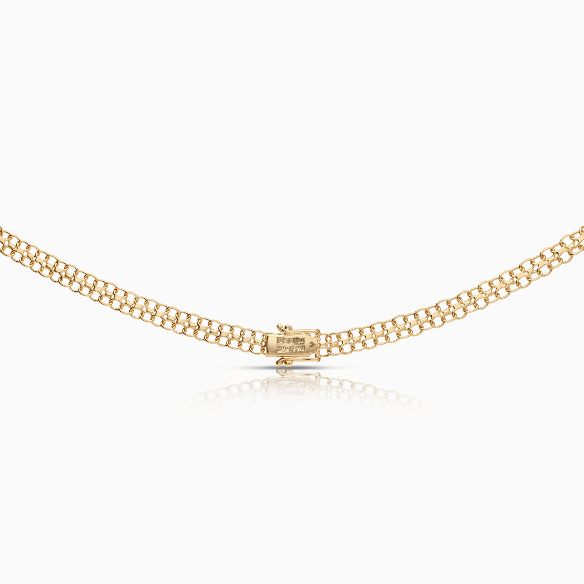 X-link necklace 14.35g 18K gold