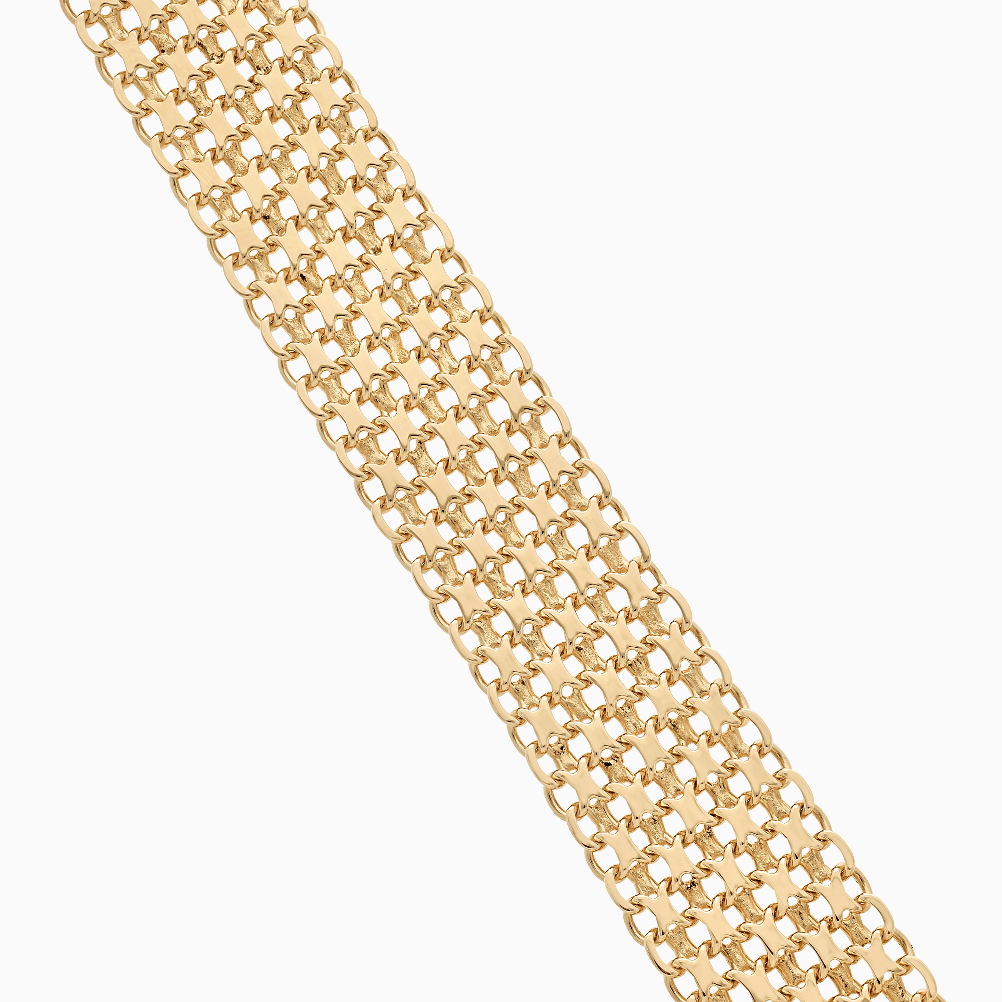 X-link bracelet 24.42g 18K gold