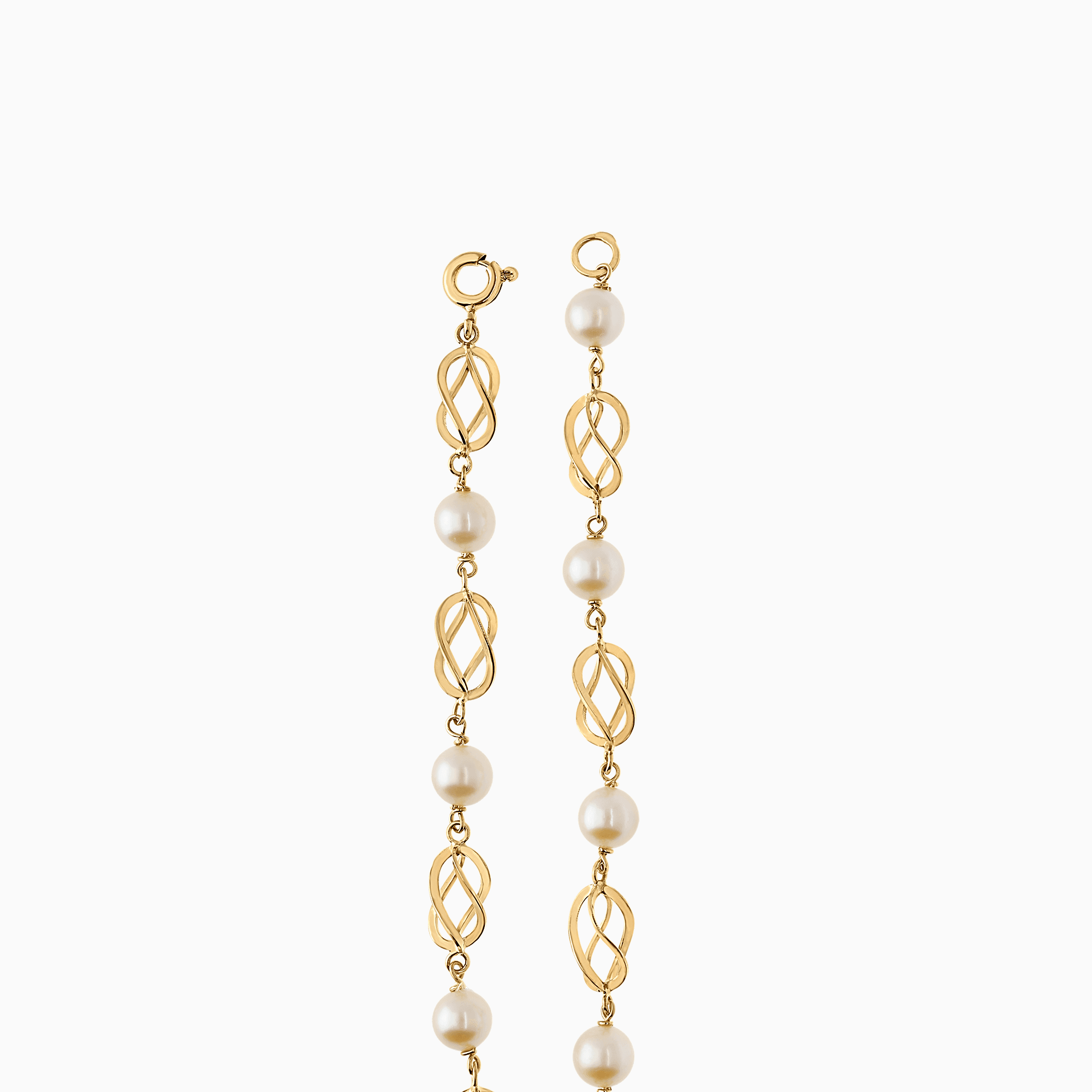 Gold Bracelet with Pearls 5.31g 18K Gold