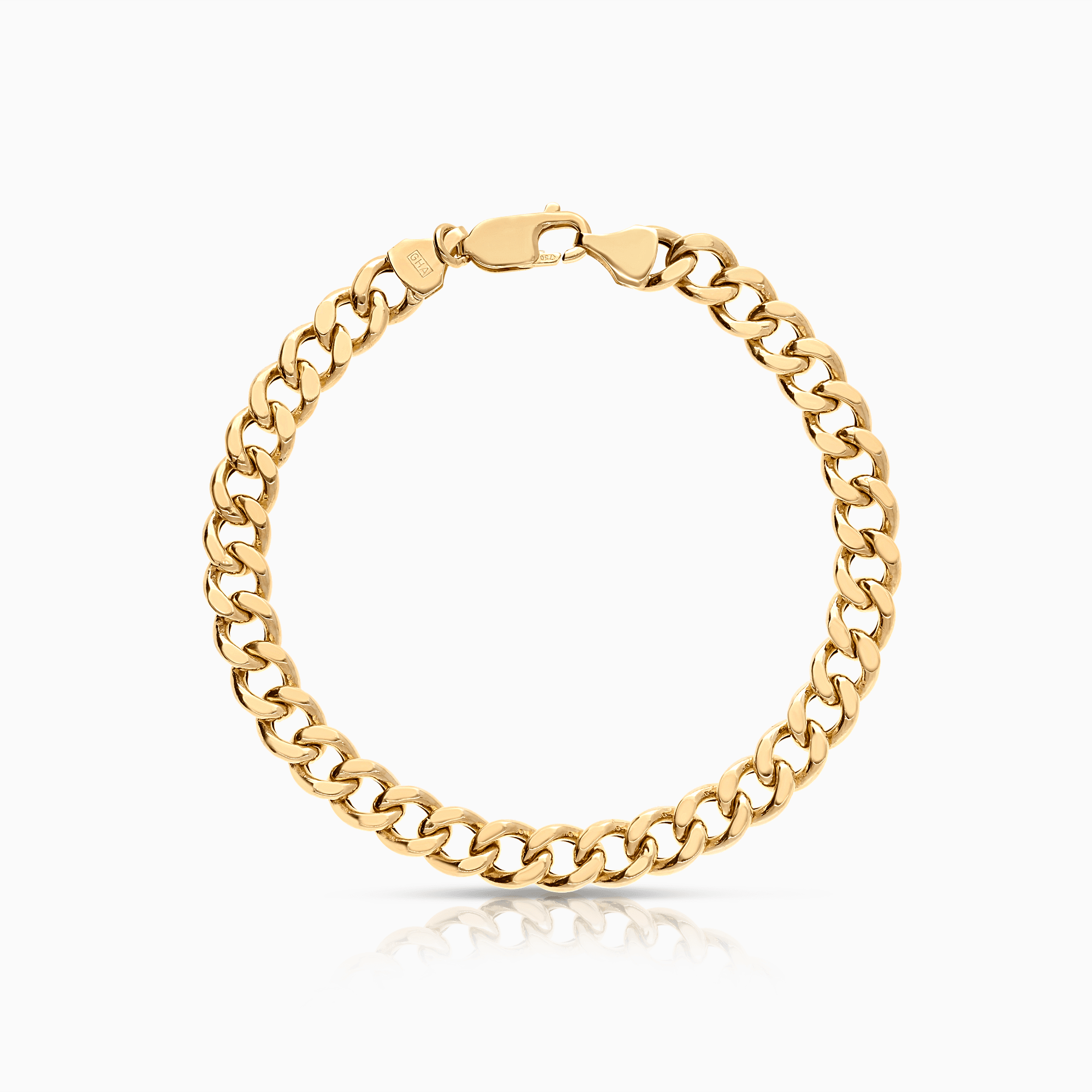 Curb bracelet 10.08g 18K gold