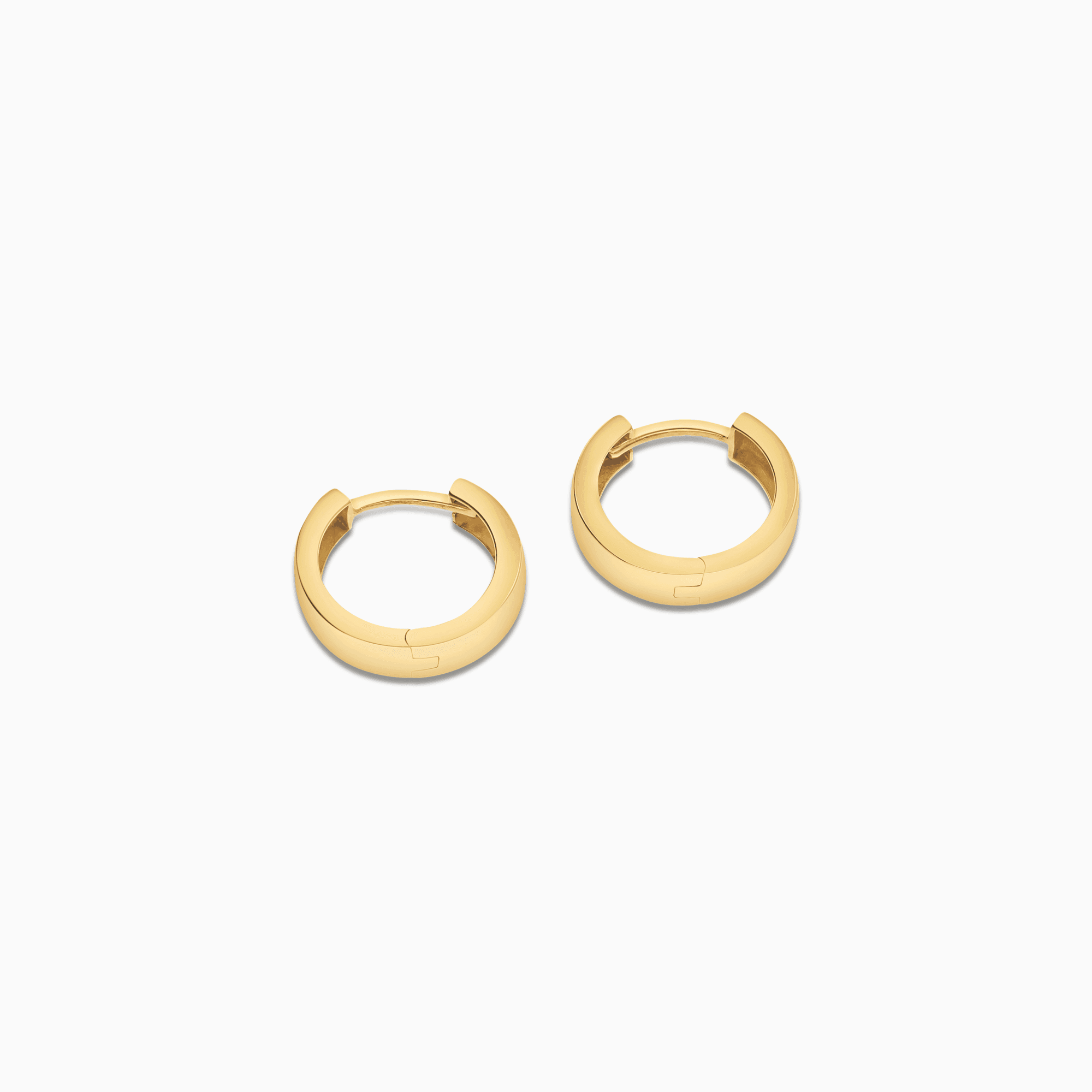 Gold hoop earrings 2.55g 18K gold