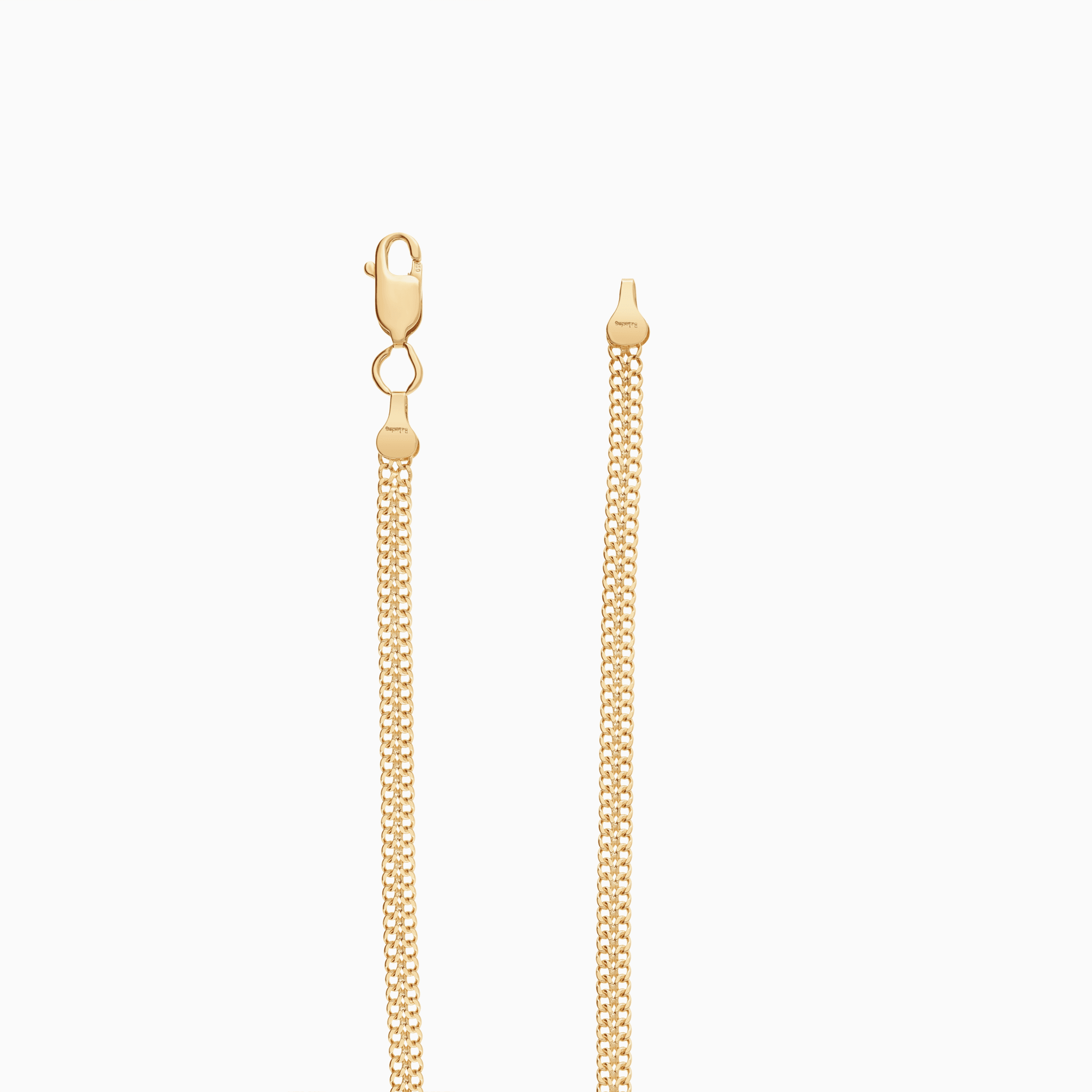 Herringbone gold bracelet 2.84g 18K gold