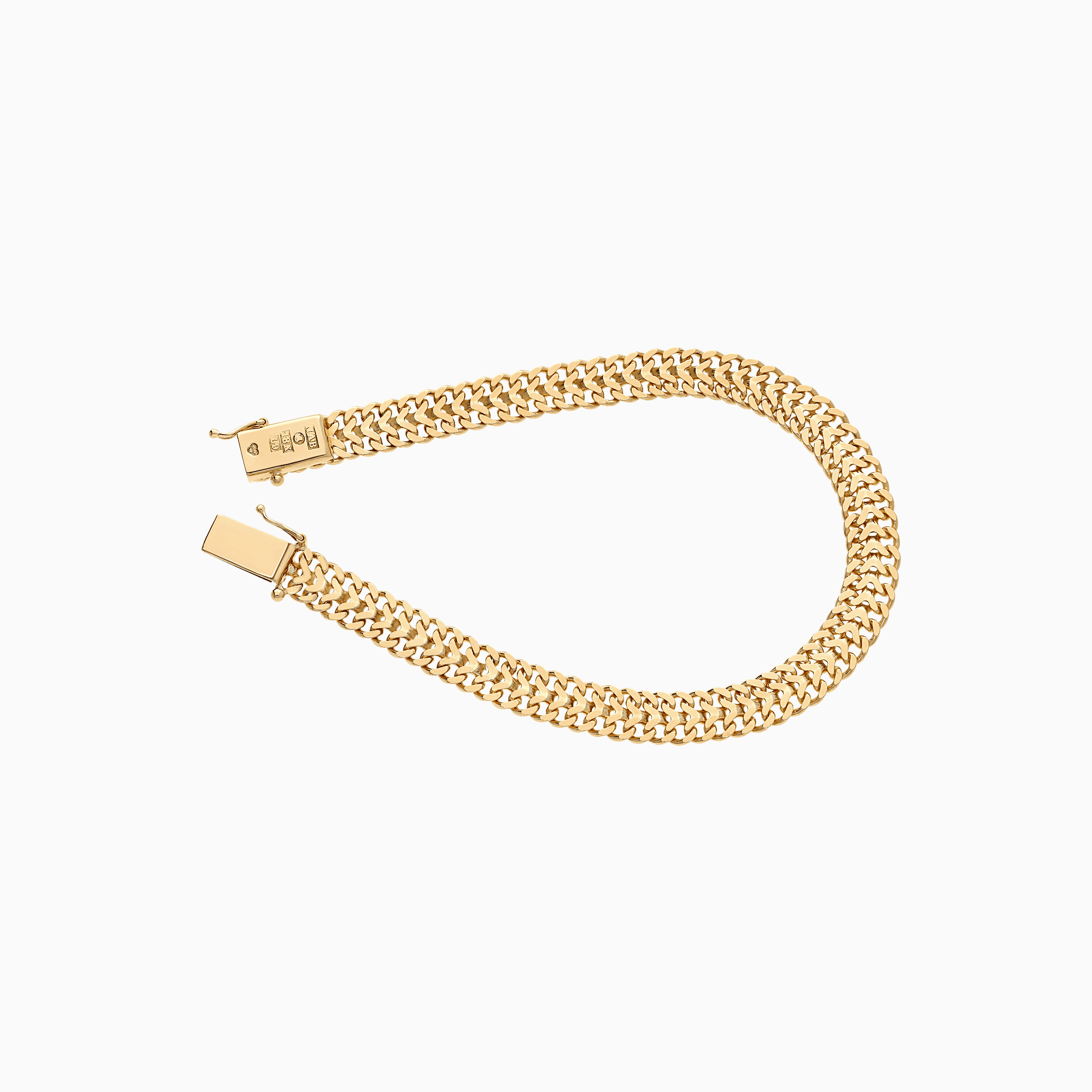 Gold bracelet herringbone 11.68g 18K gold