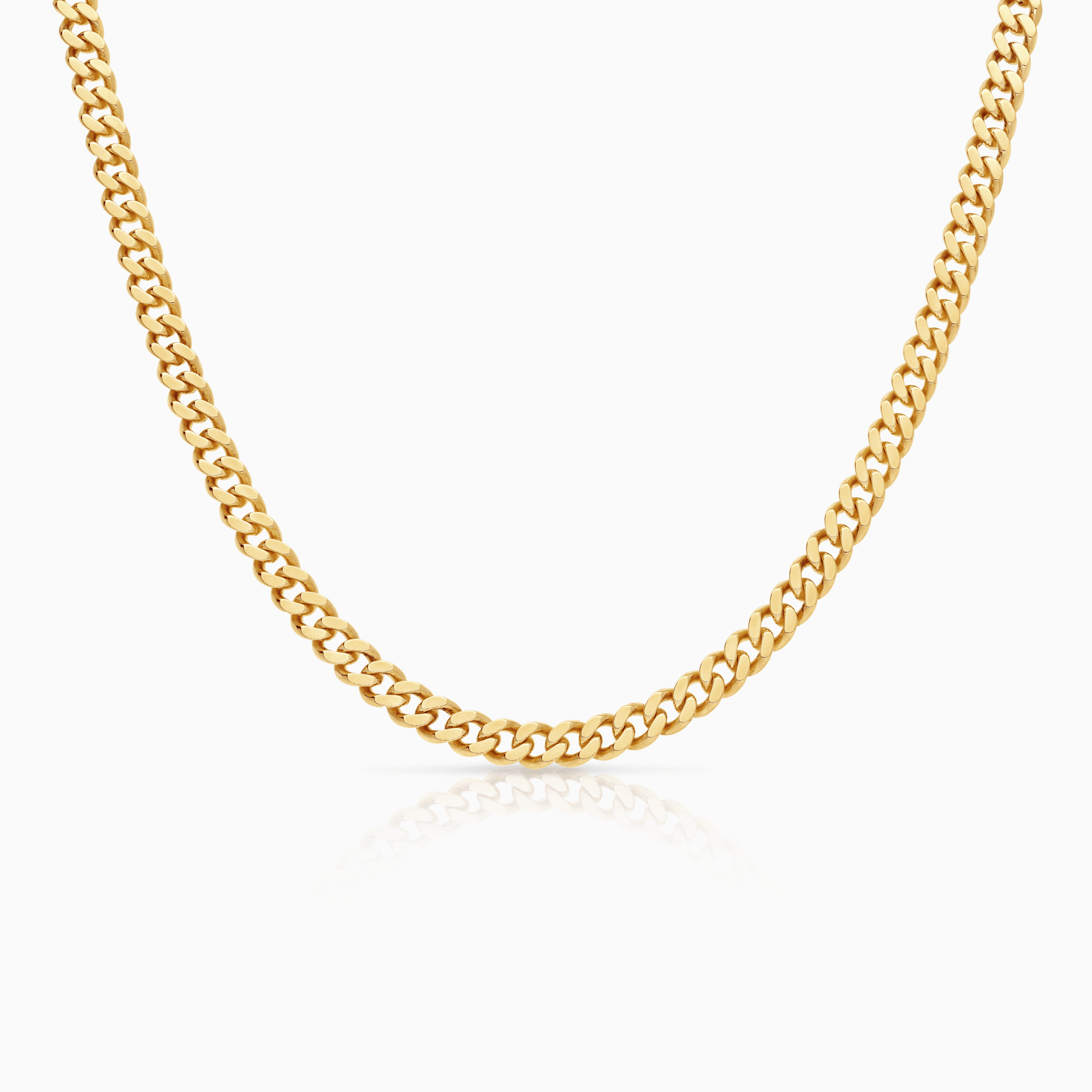 Curb chain 60.62g 18K gold