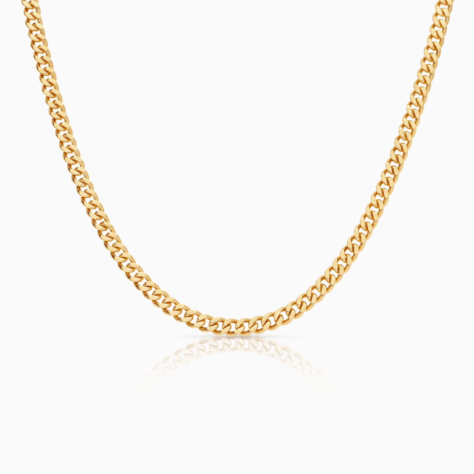 Curb chain 43.11g 18K gold