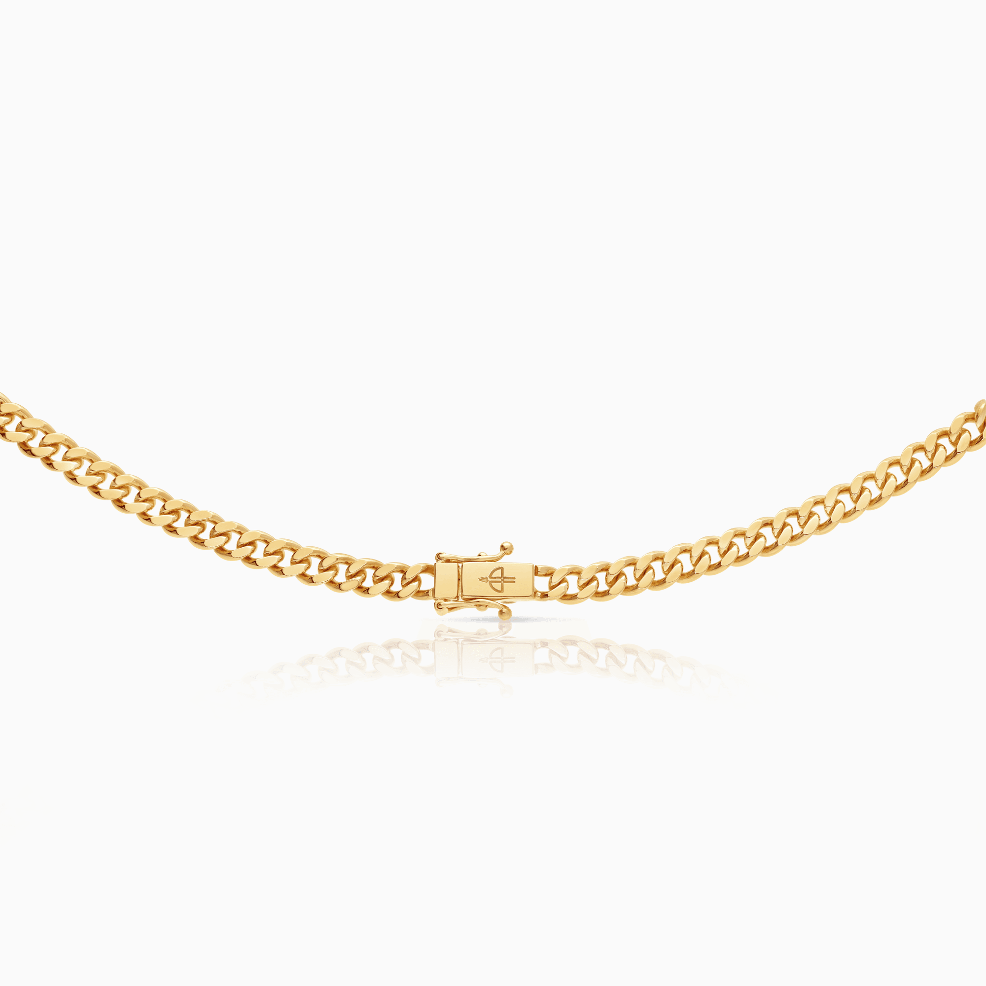Curb chain 43.11g 18K gold