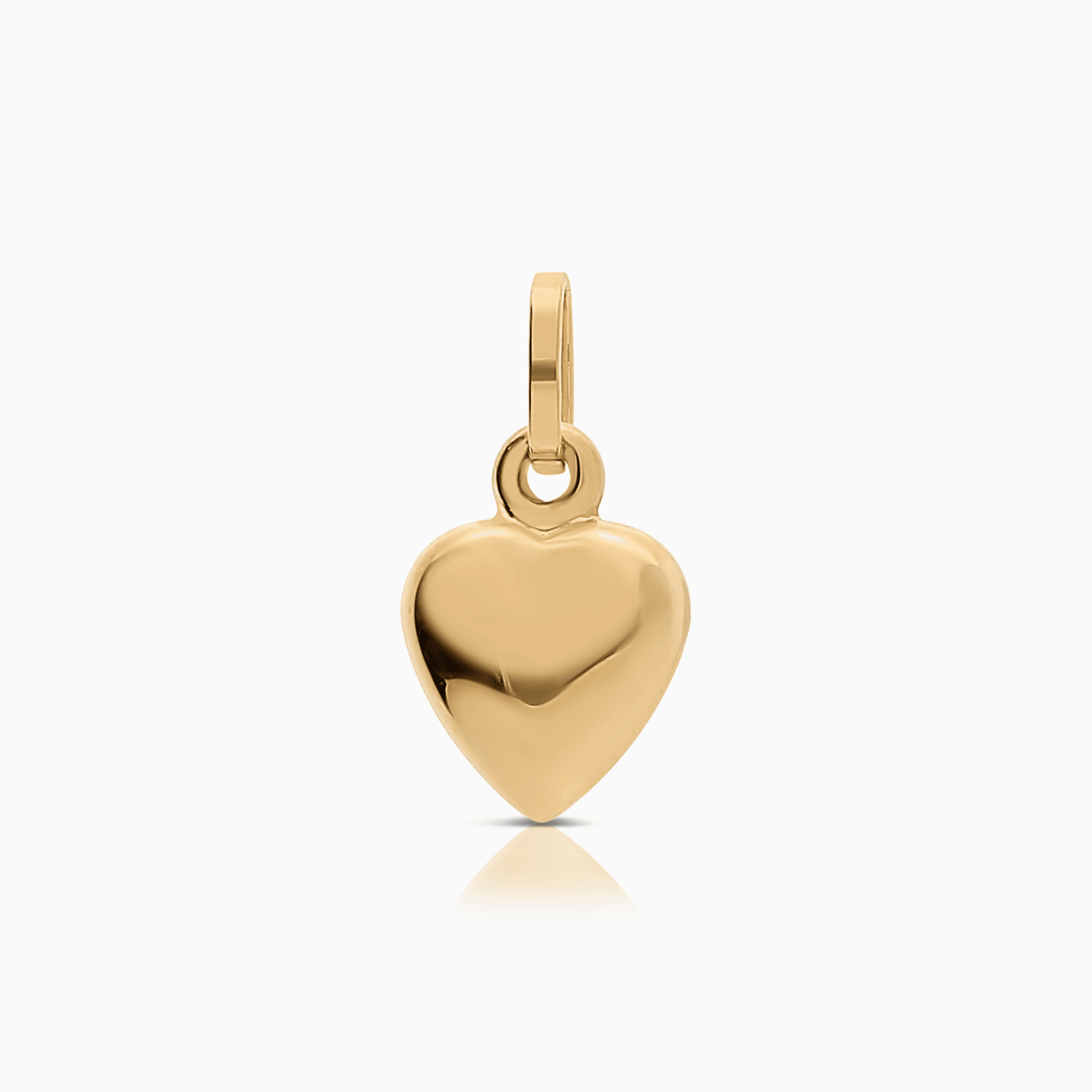 Pendant heart 0.30g 18K gold
