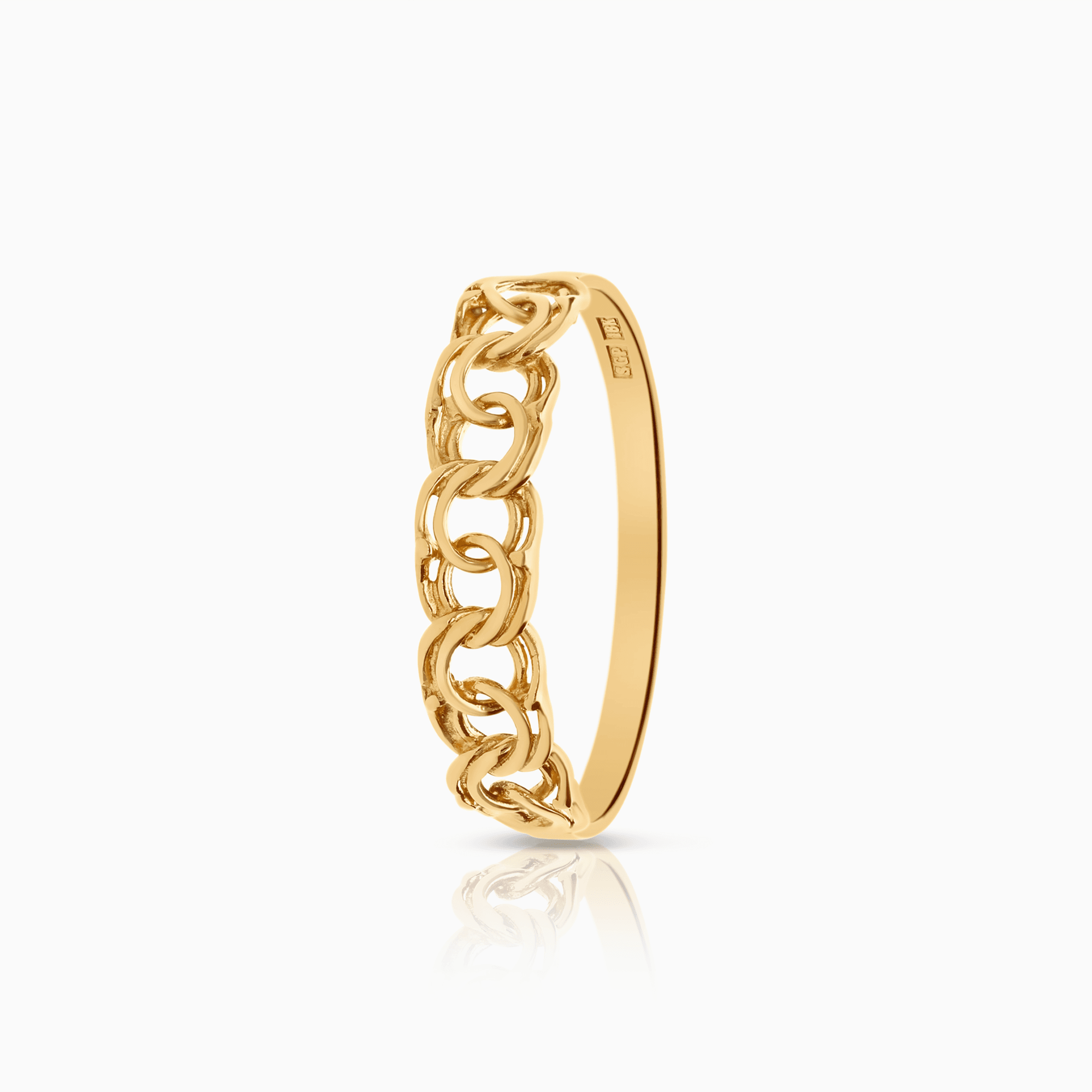 Bismarck ring 0.89g 18K gold