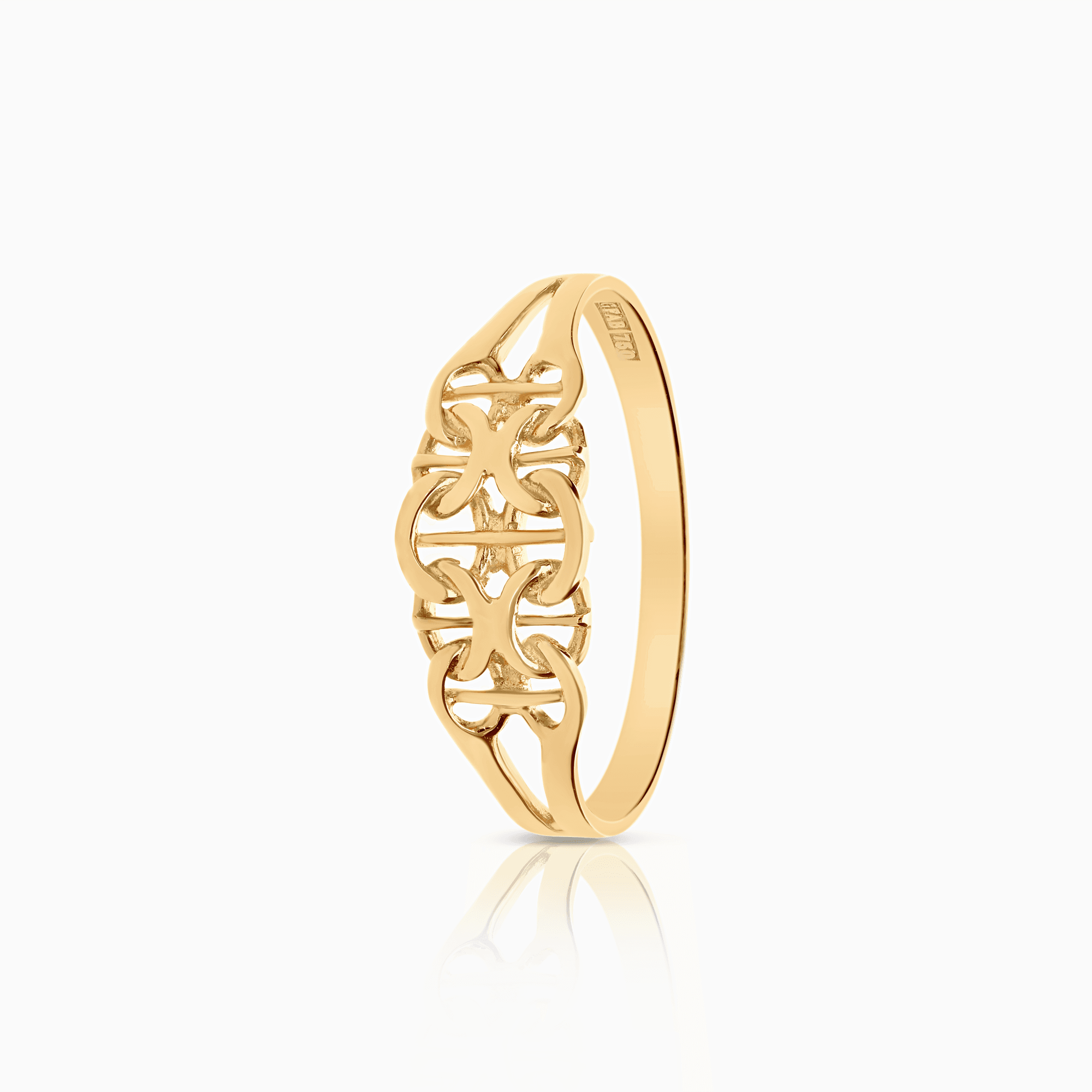 X-link ring 1.73g 18K gold