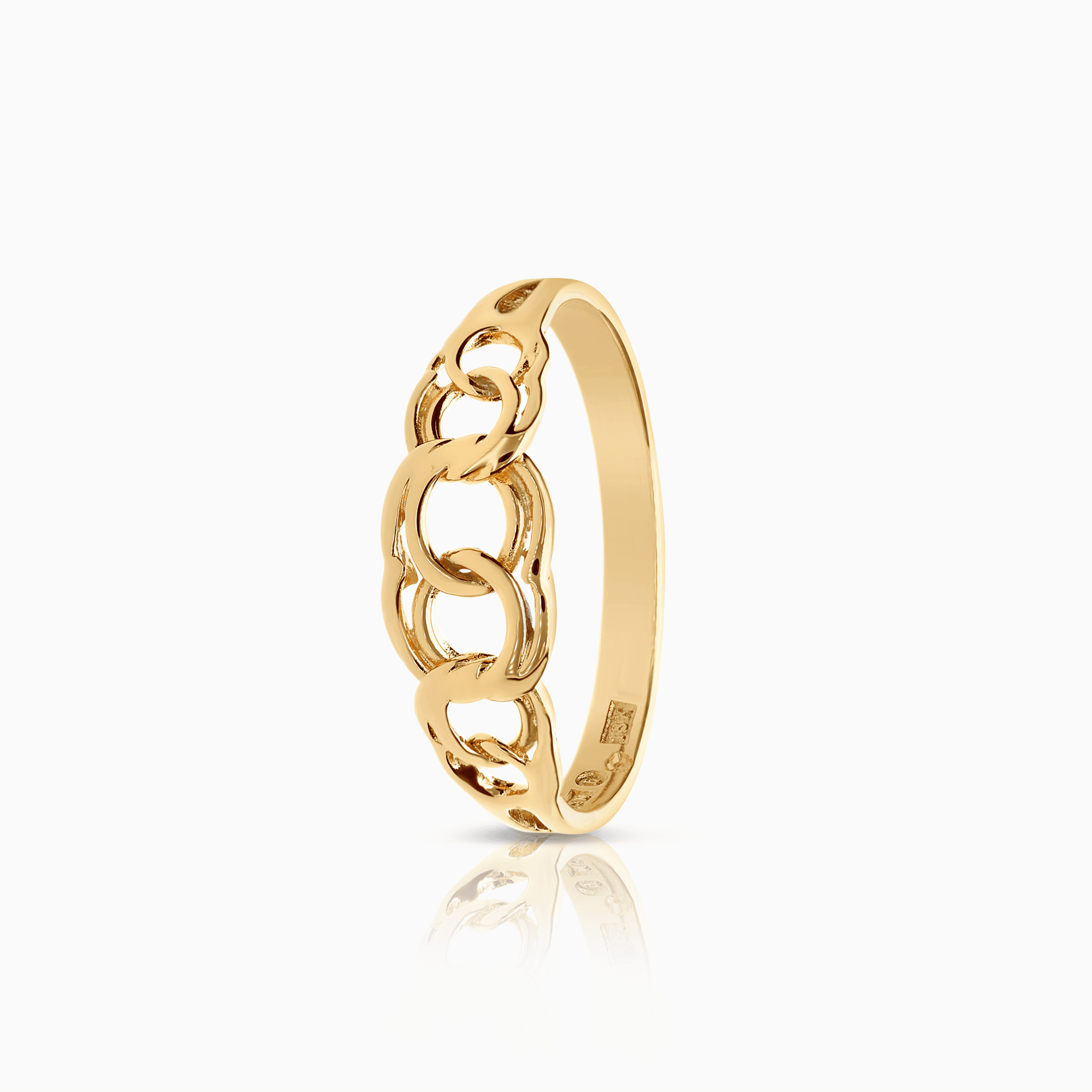 Bismarck ring 1,55g 18K guld