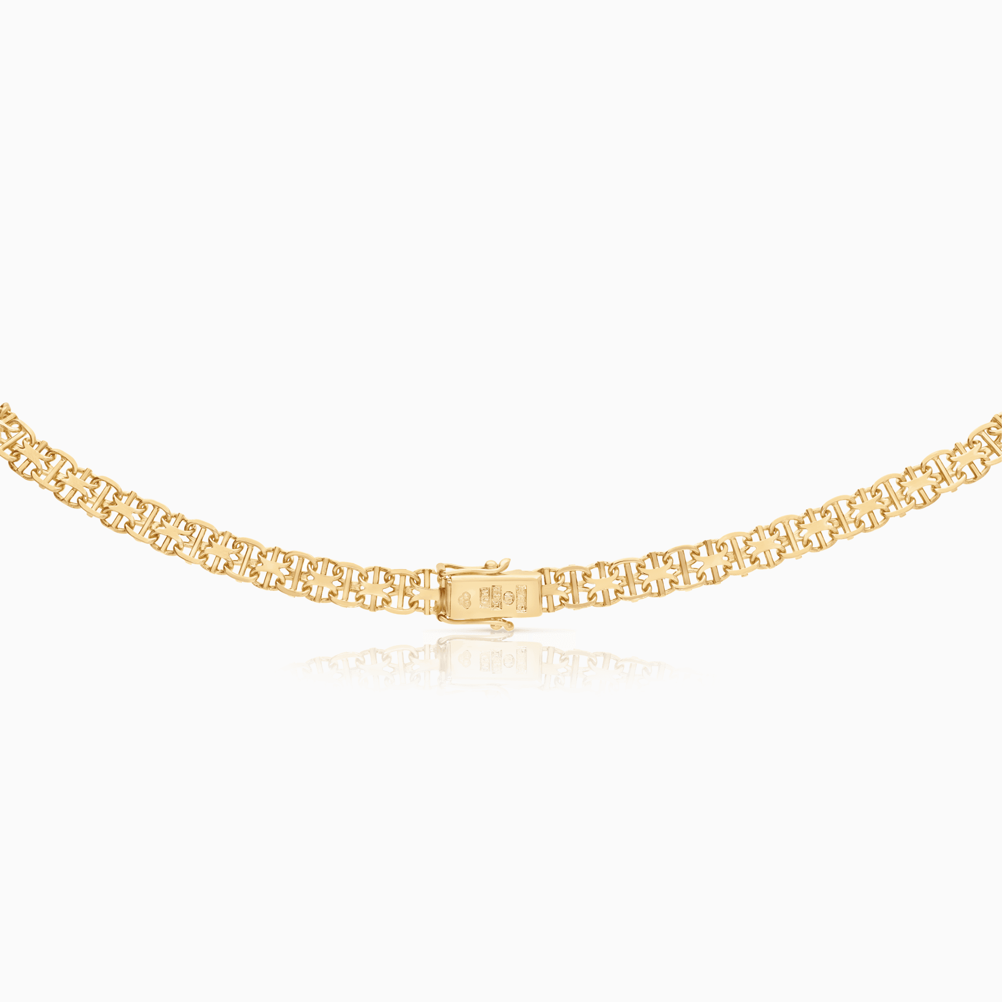 X-länk halsband med stav 25,99g 18K guld