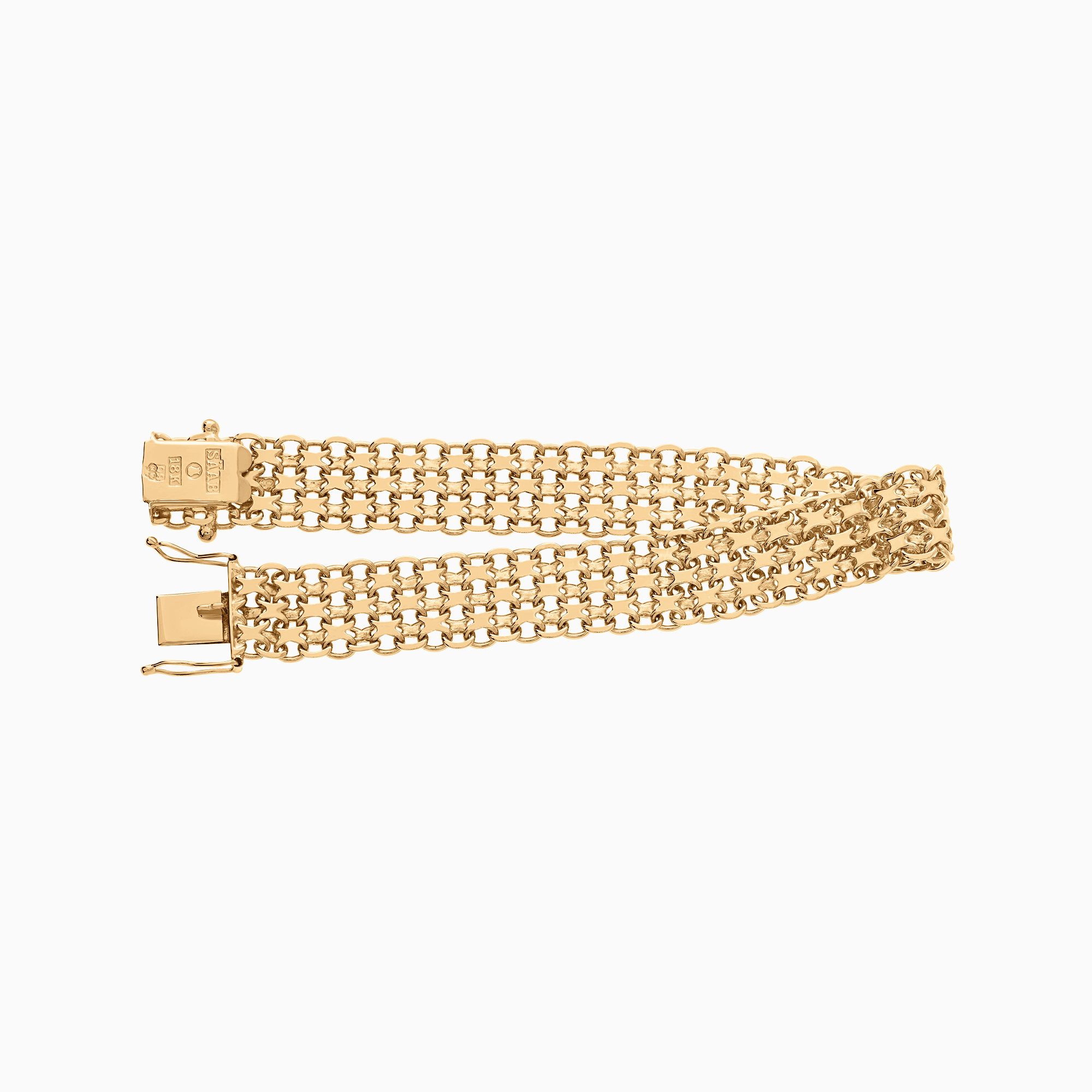 X-link bracelet 18.83g 18K gold