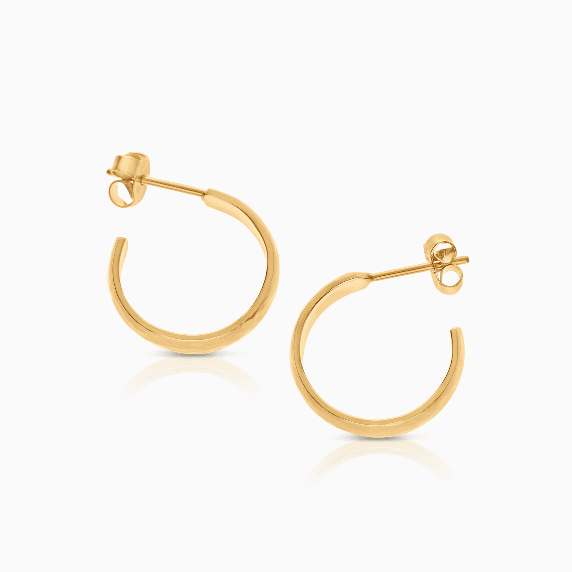 Gold earrings hoops 6.09g 18K gold