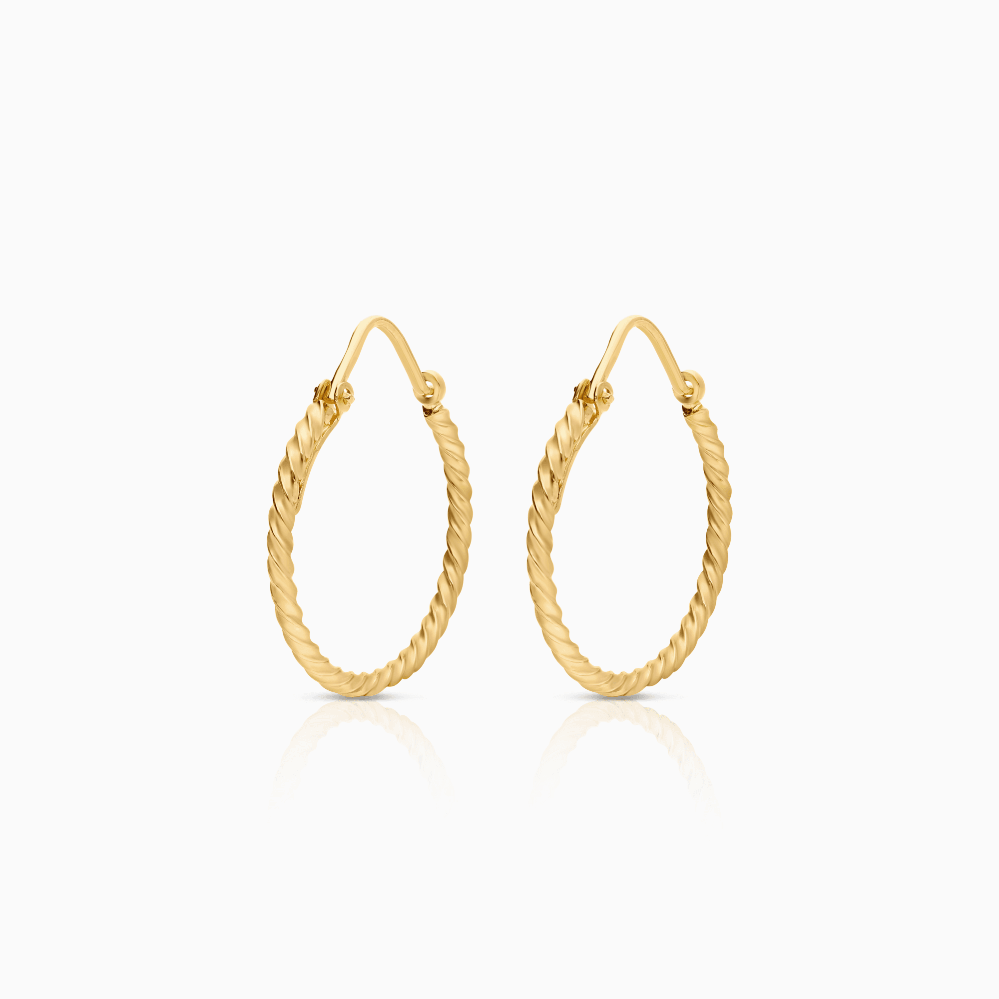 Hoop earrings 2.16g 18K gold