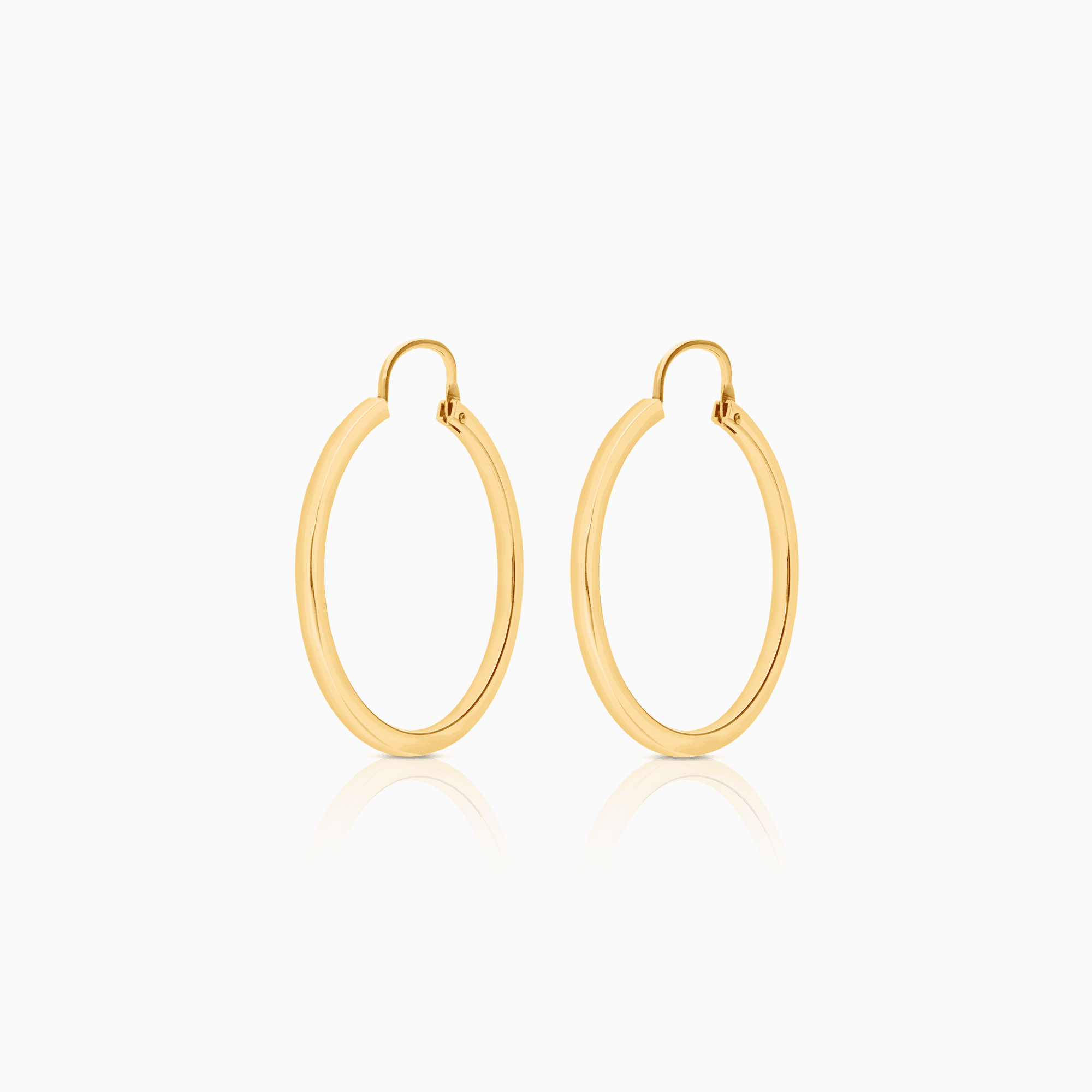 Gold Hoop Earrings 2.69g 18K Gold