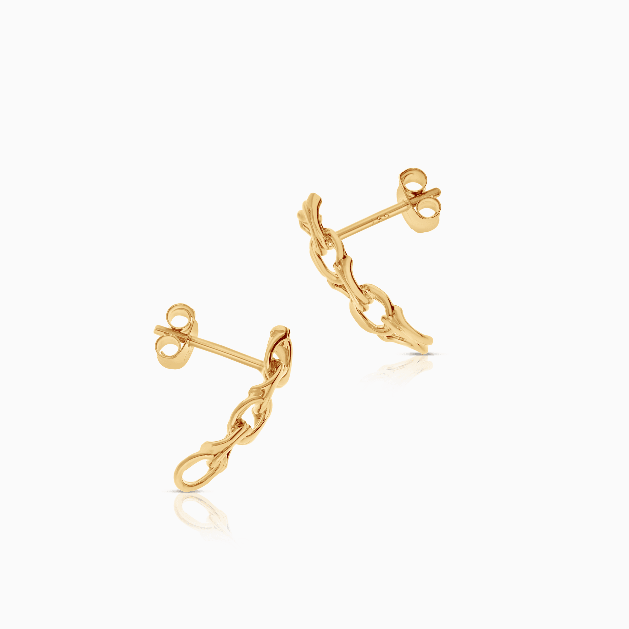 Bismarck Earrings 1.54g 18K Gold