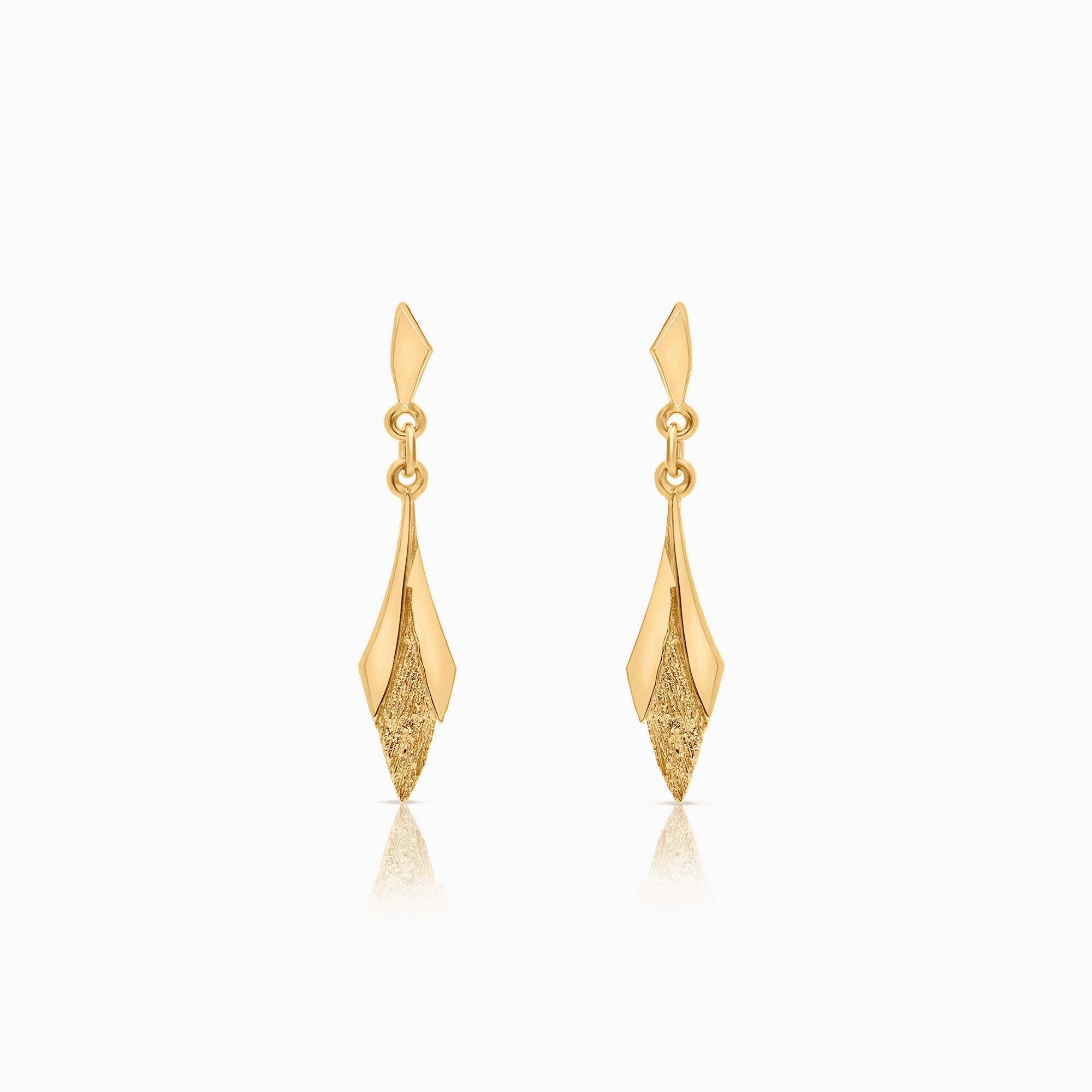 Gold earrings 1.55g 18K gold