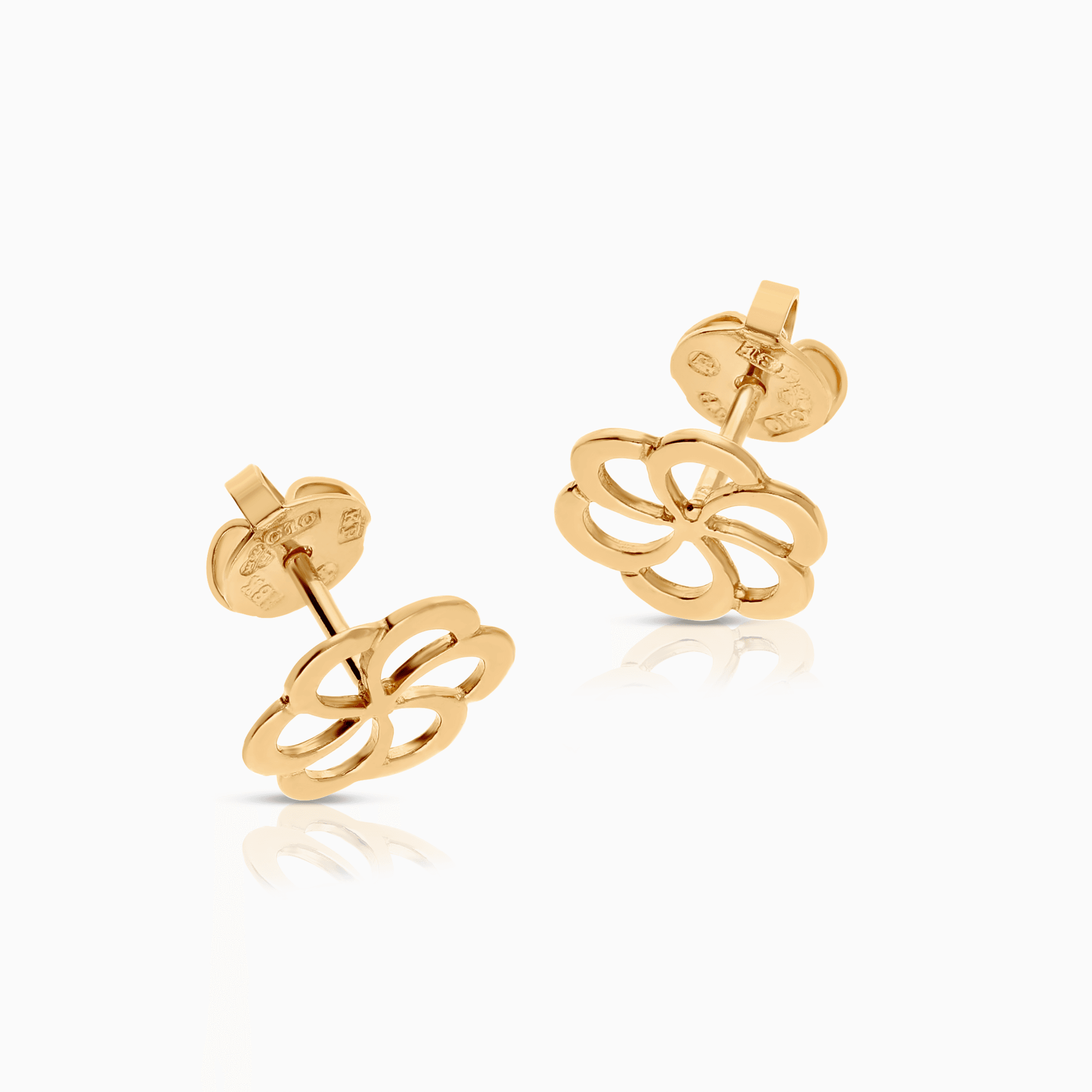 Gold Earrings 1.44g 18K Gold
