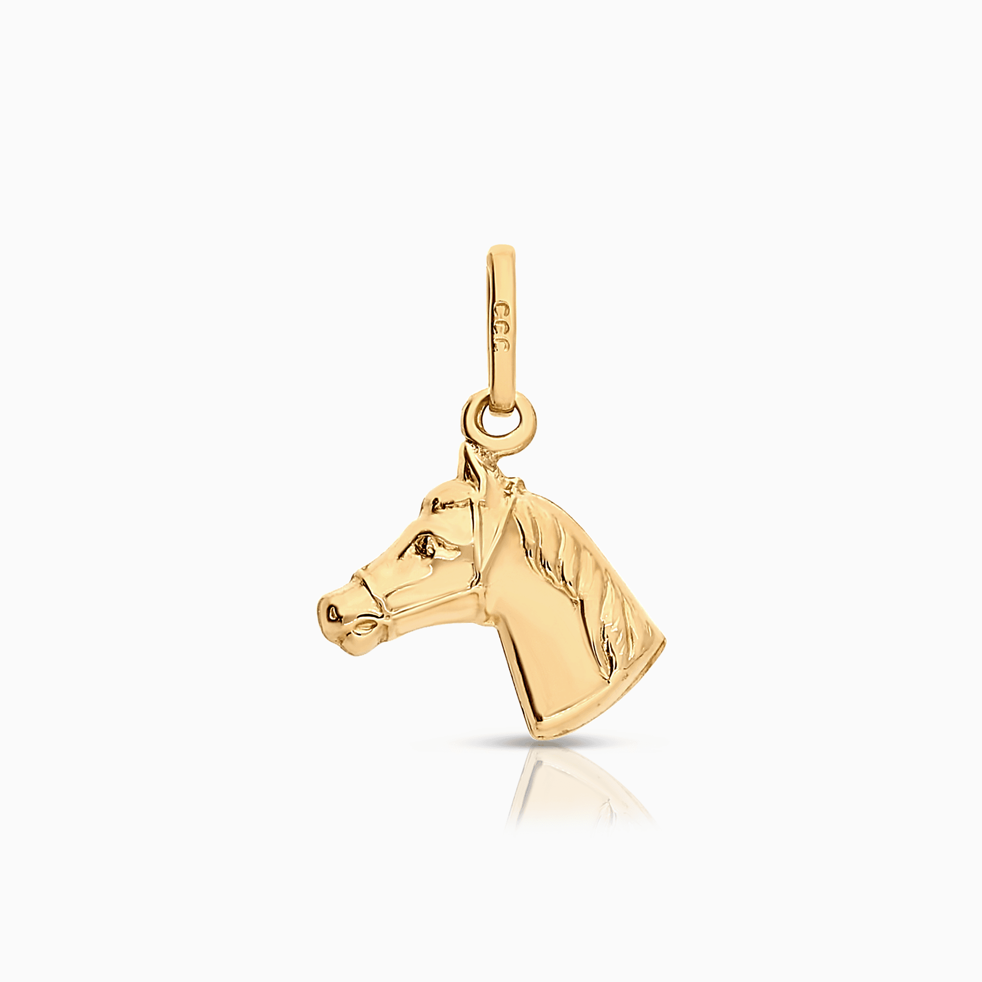Horse pendant 0.45g 18K gold
