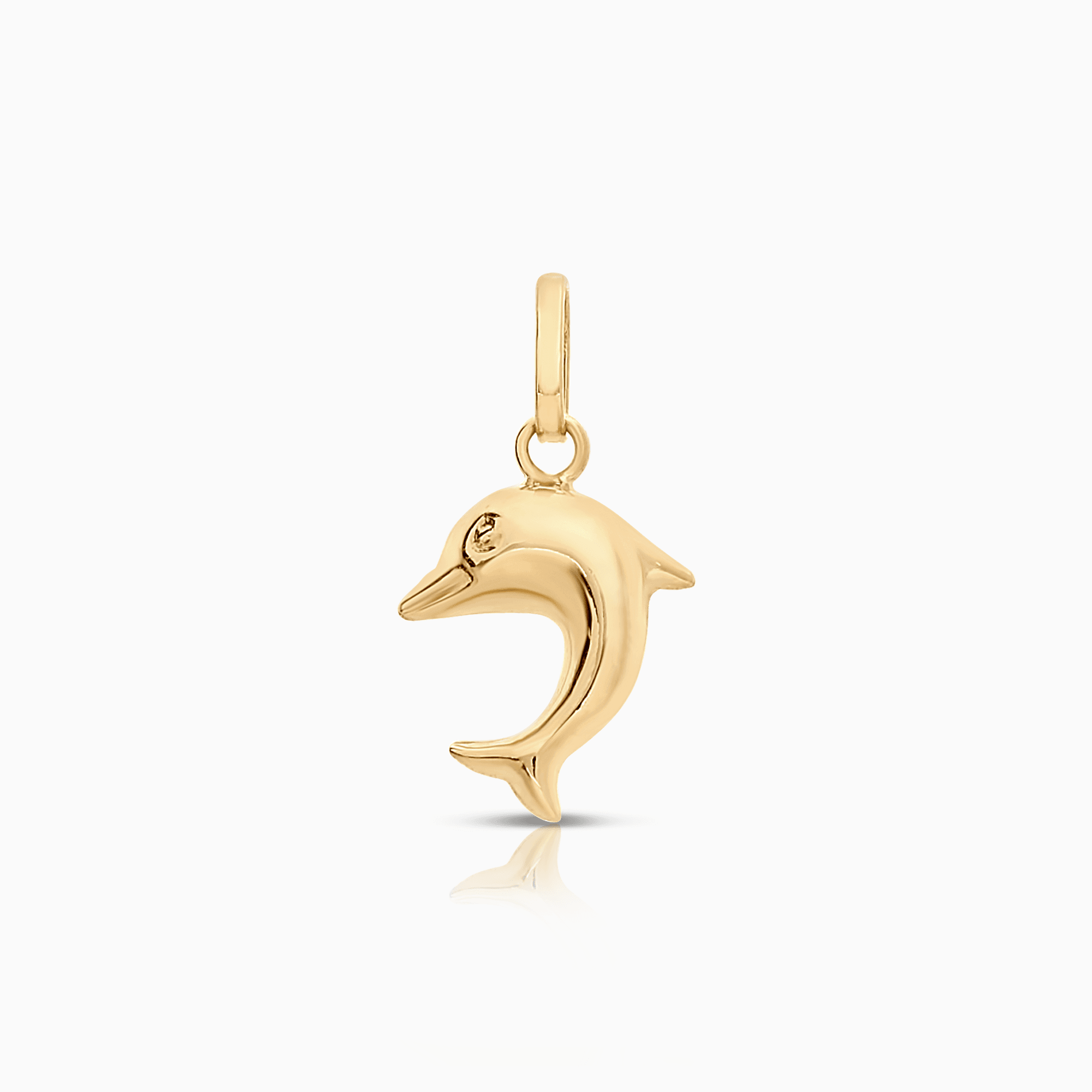 Dolphin pendant 0.36g 18K gold