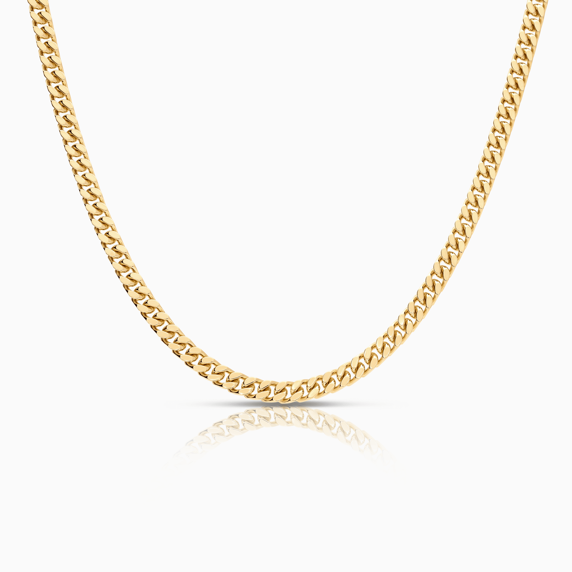 Curb chain 66.20g 18K gold