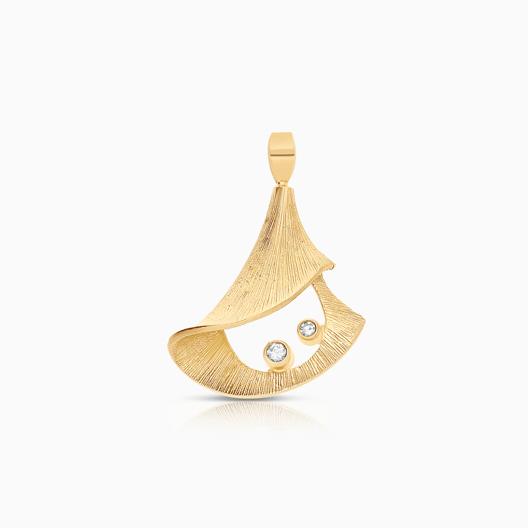 Hängsmycke med diamanter 0,02ct 18K guld