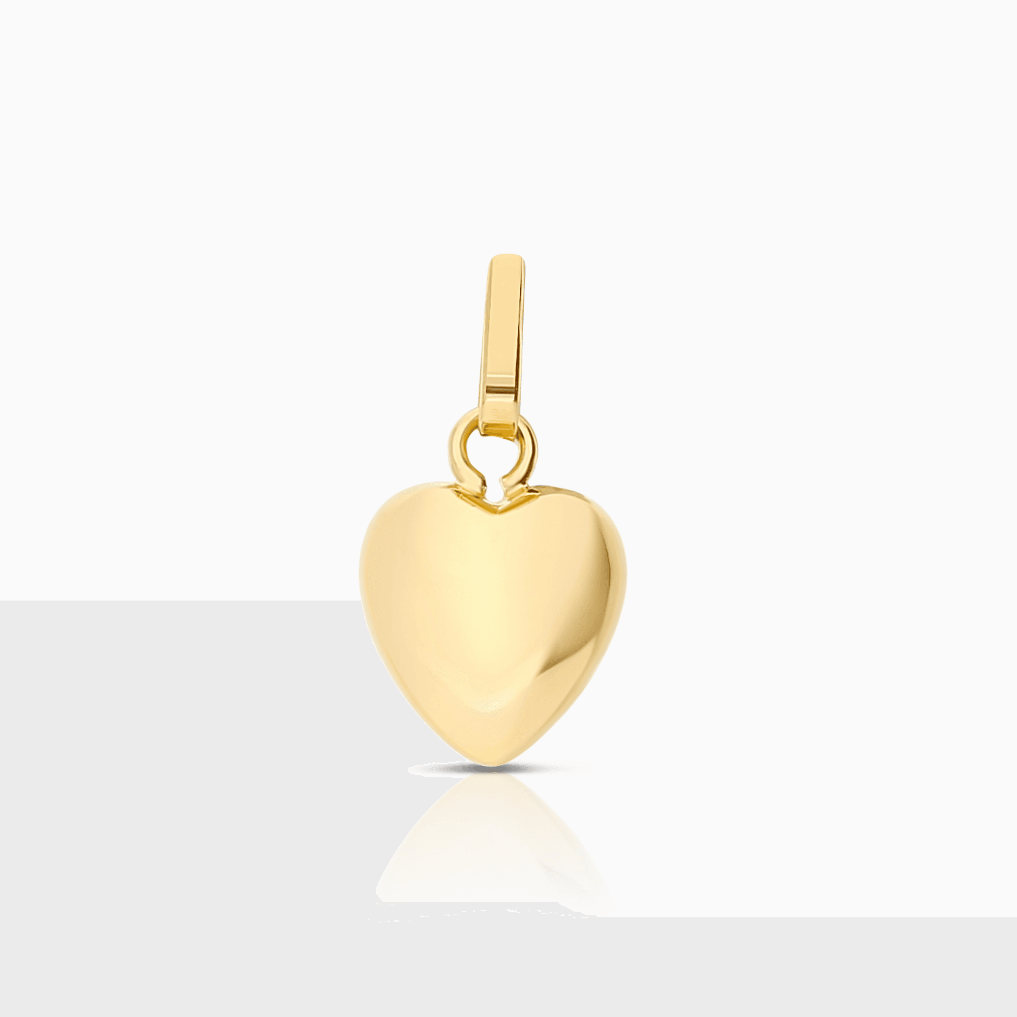 Heart pendant 1.30g 18K gold
