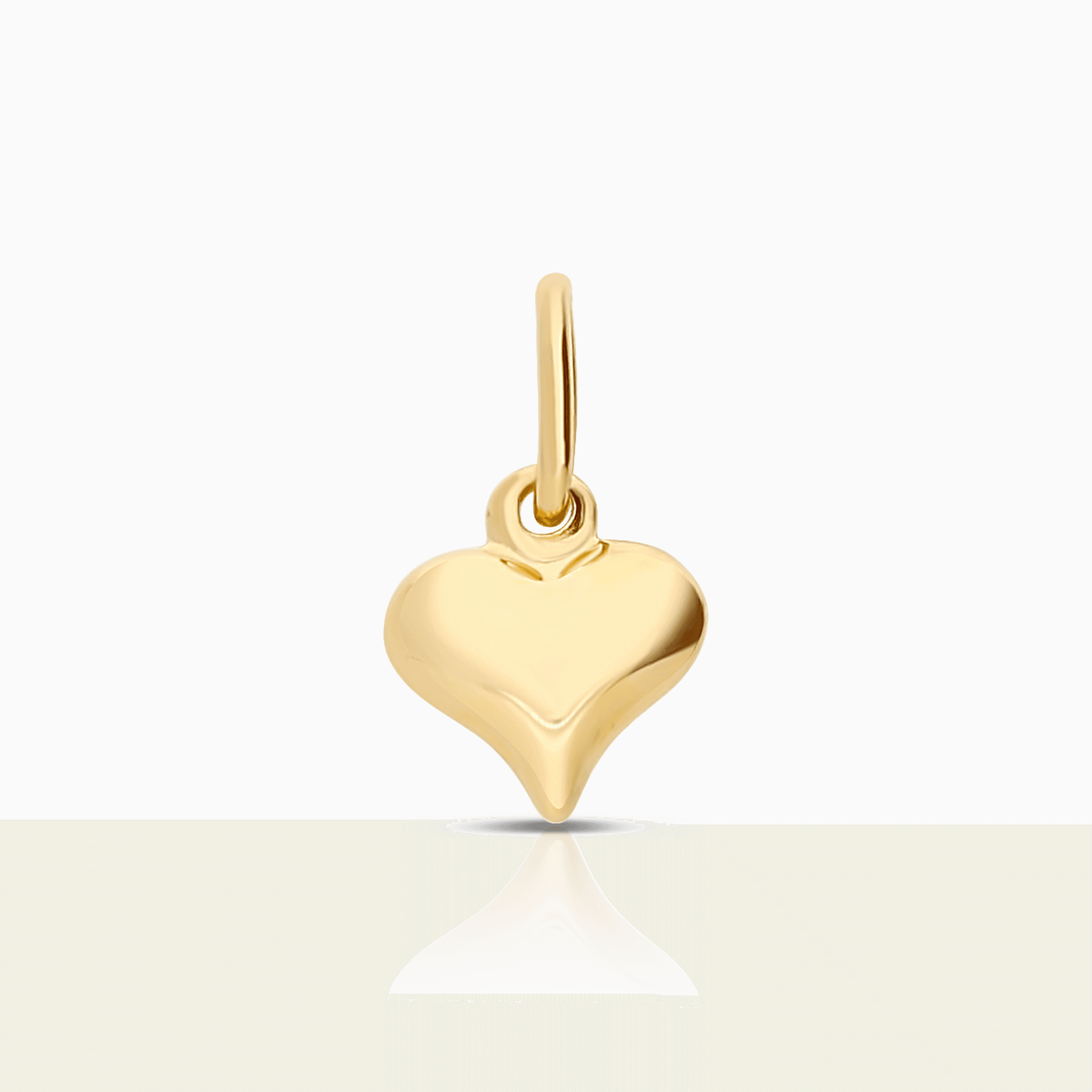 Pendant heart 0.18g 18K gold