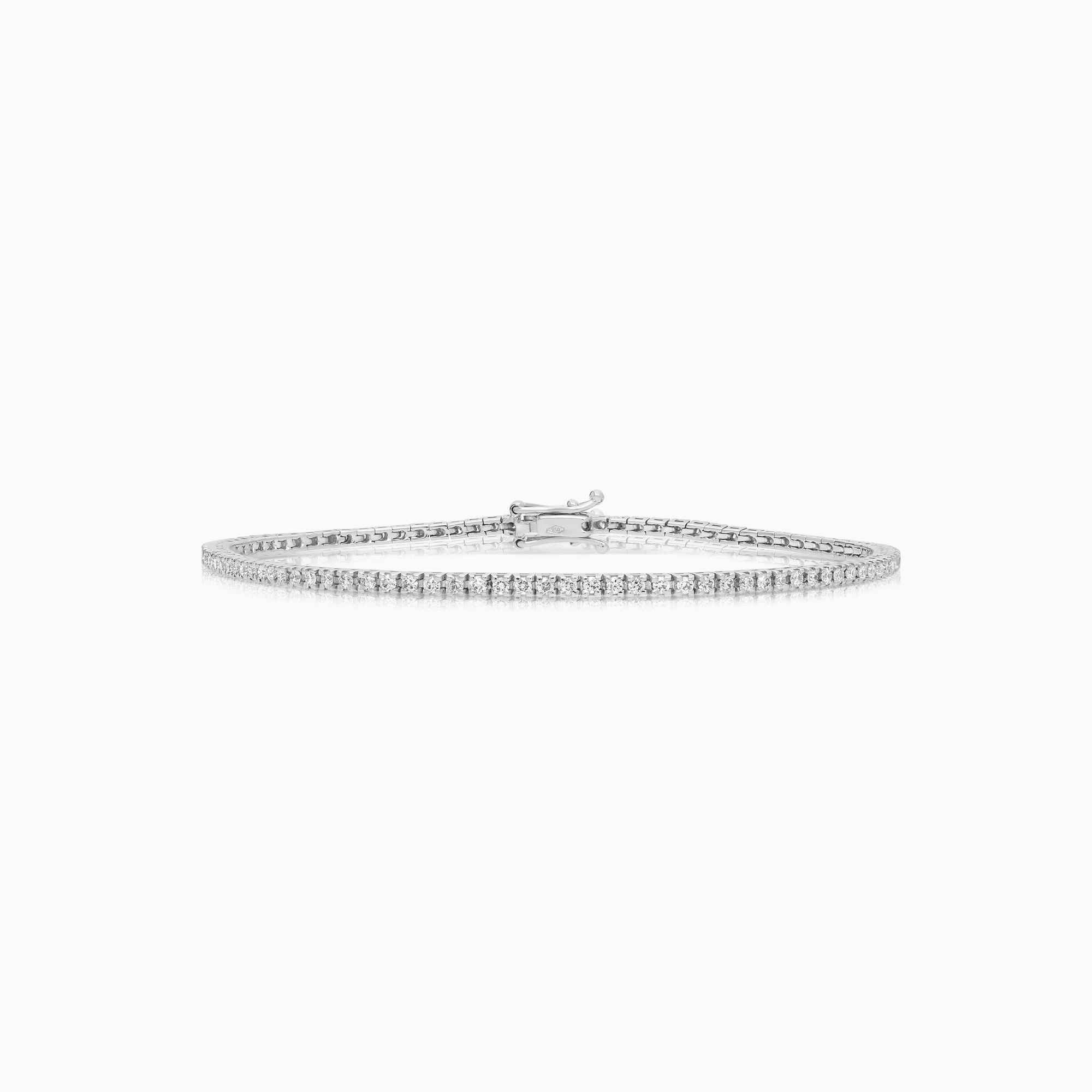 Tennisarmband 0,98ct 18K vitguld