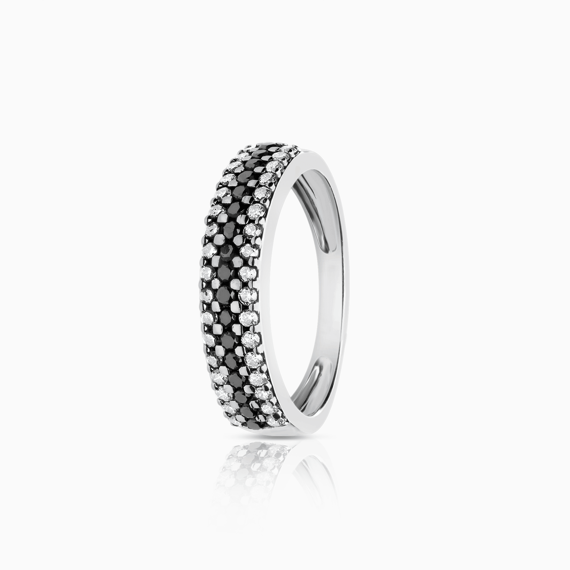 Diamond ring 0.51ct 18K white gold