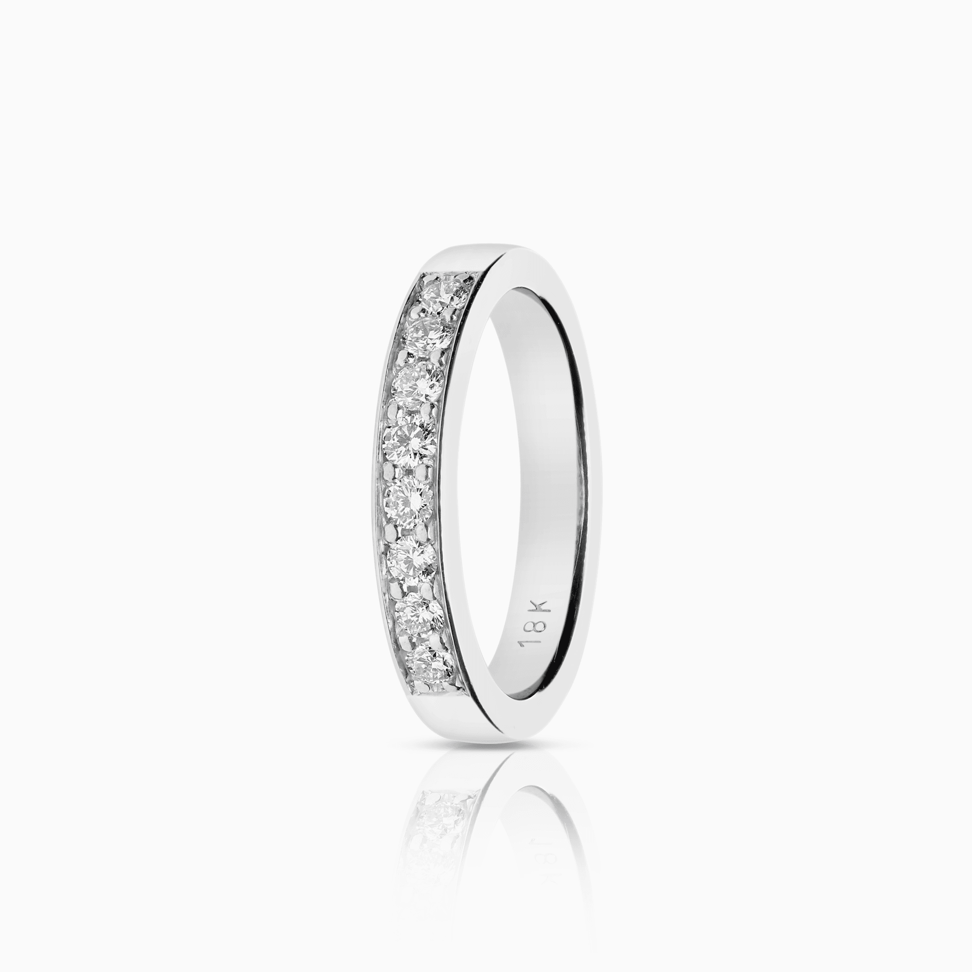 Eternity Ring 0.24ct 18K white gold
