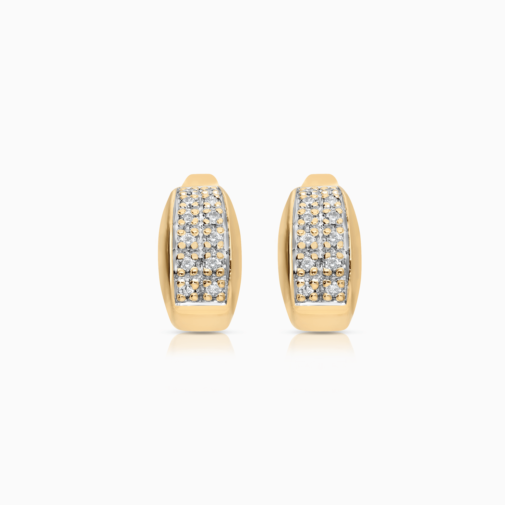 Diamantörhängen 0,20ct 18K guld