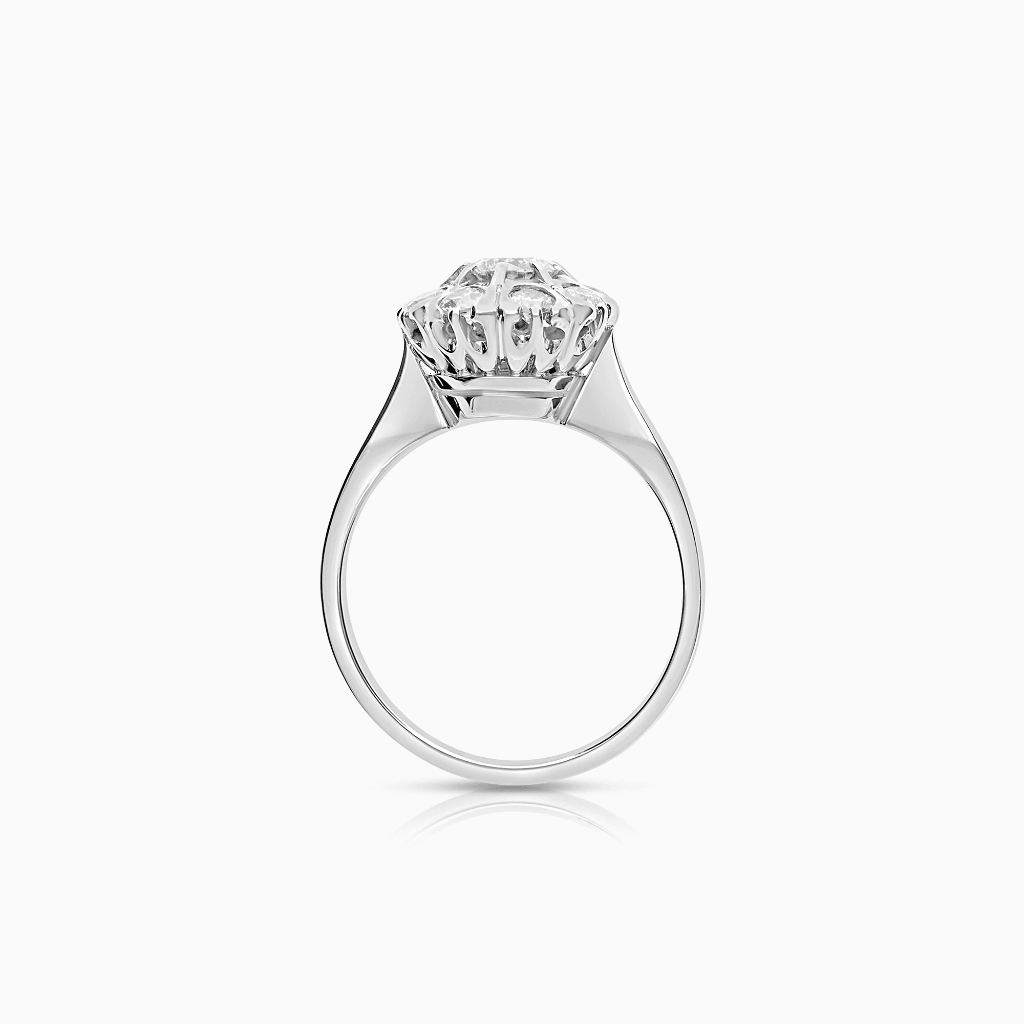 Diamantring 0,80ct 18K vitguld