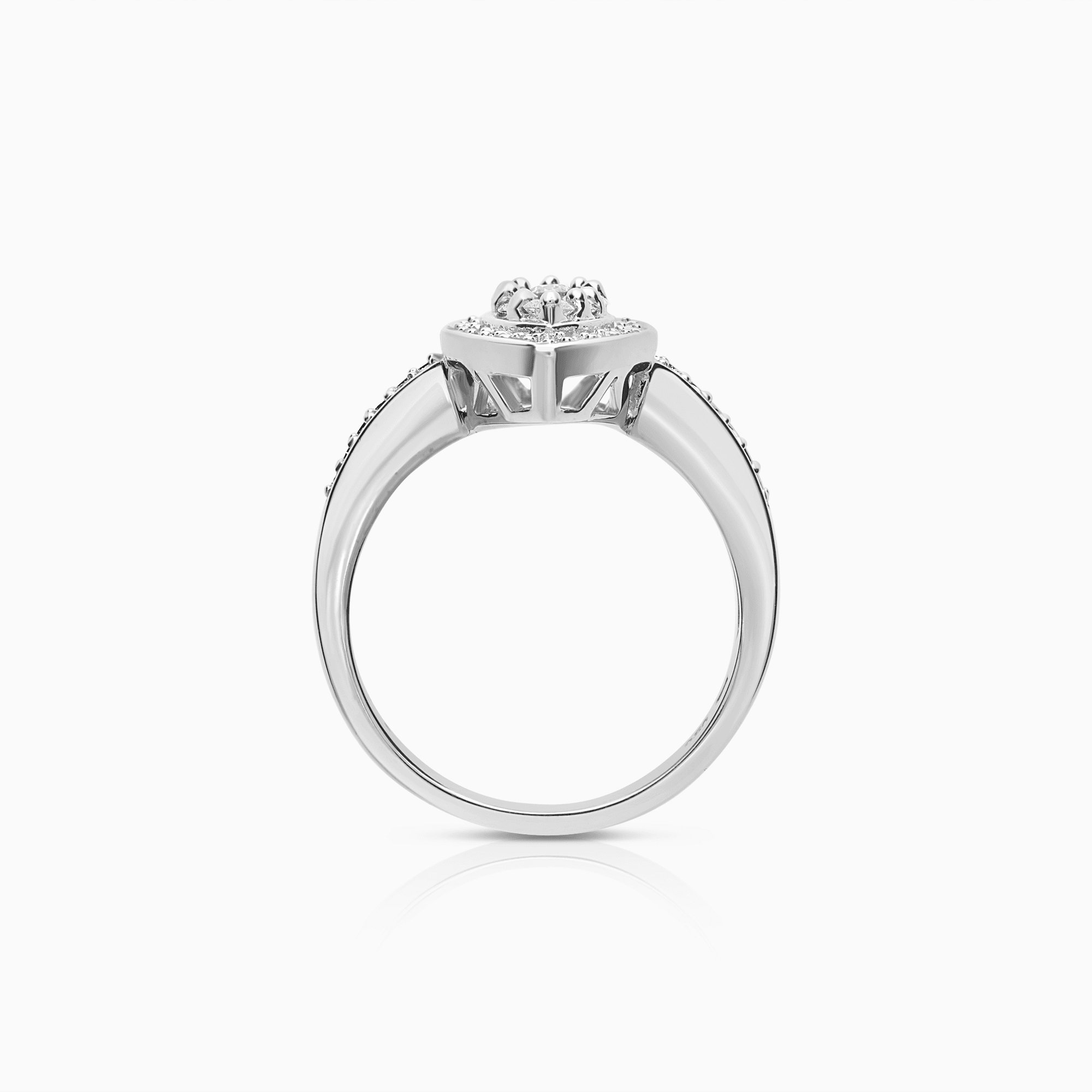 Diamantring 0,50ct 18K vitguld