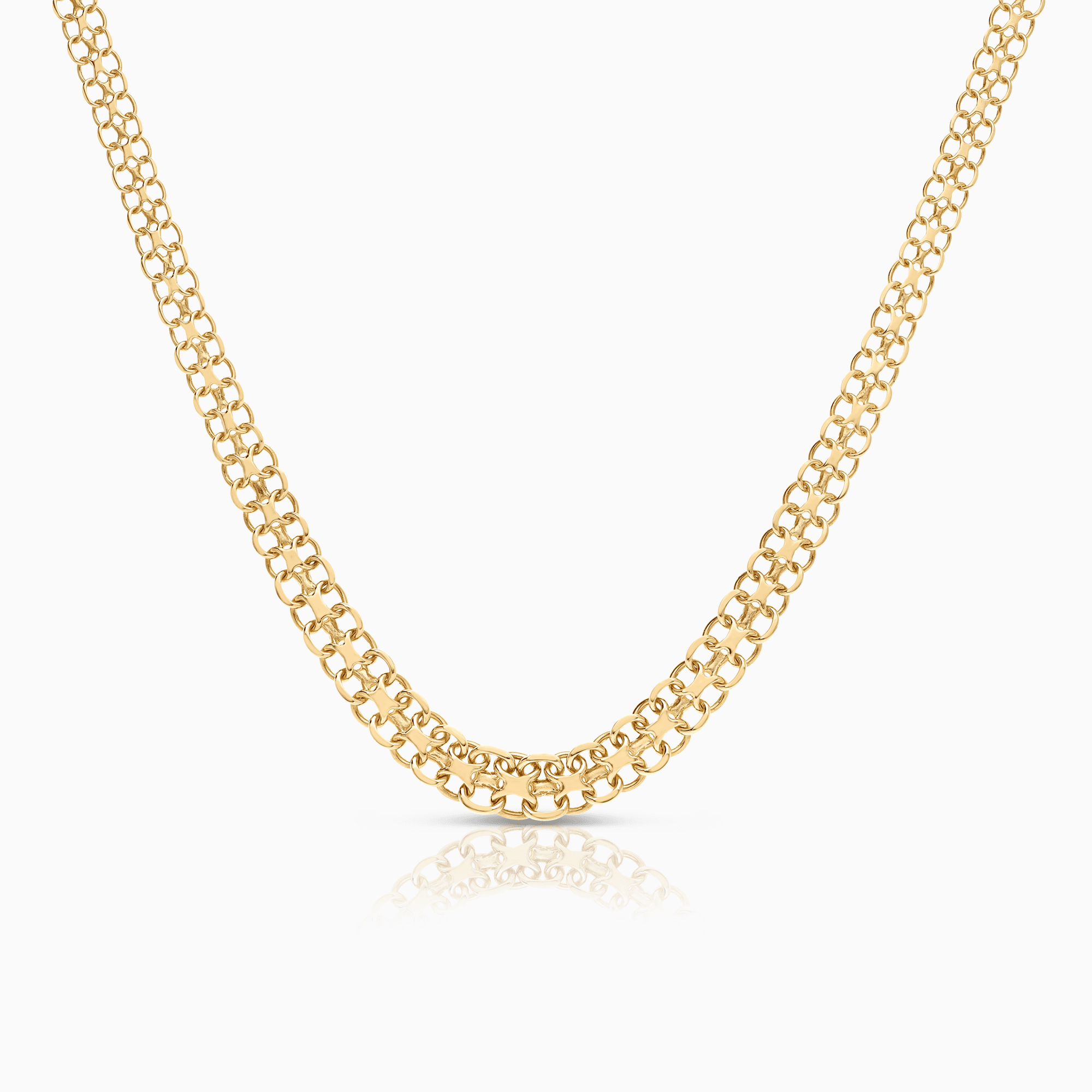 X-link necklace 18.14g 18K gold