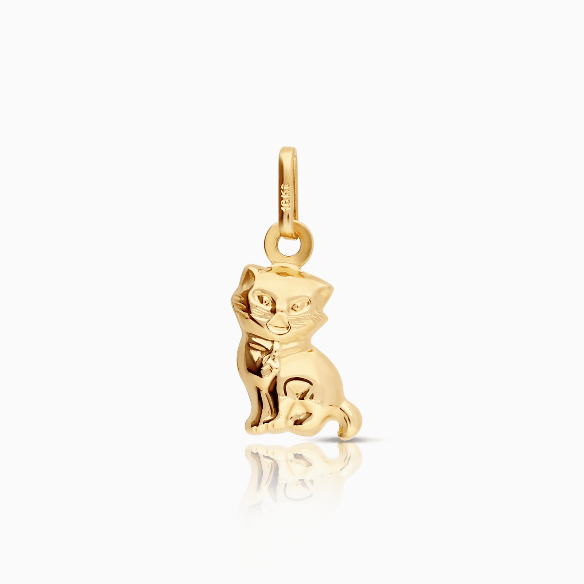 Cat pendant 0.47g 18K gold