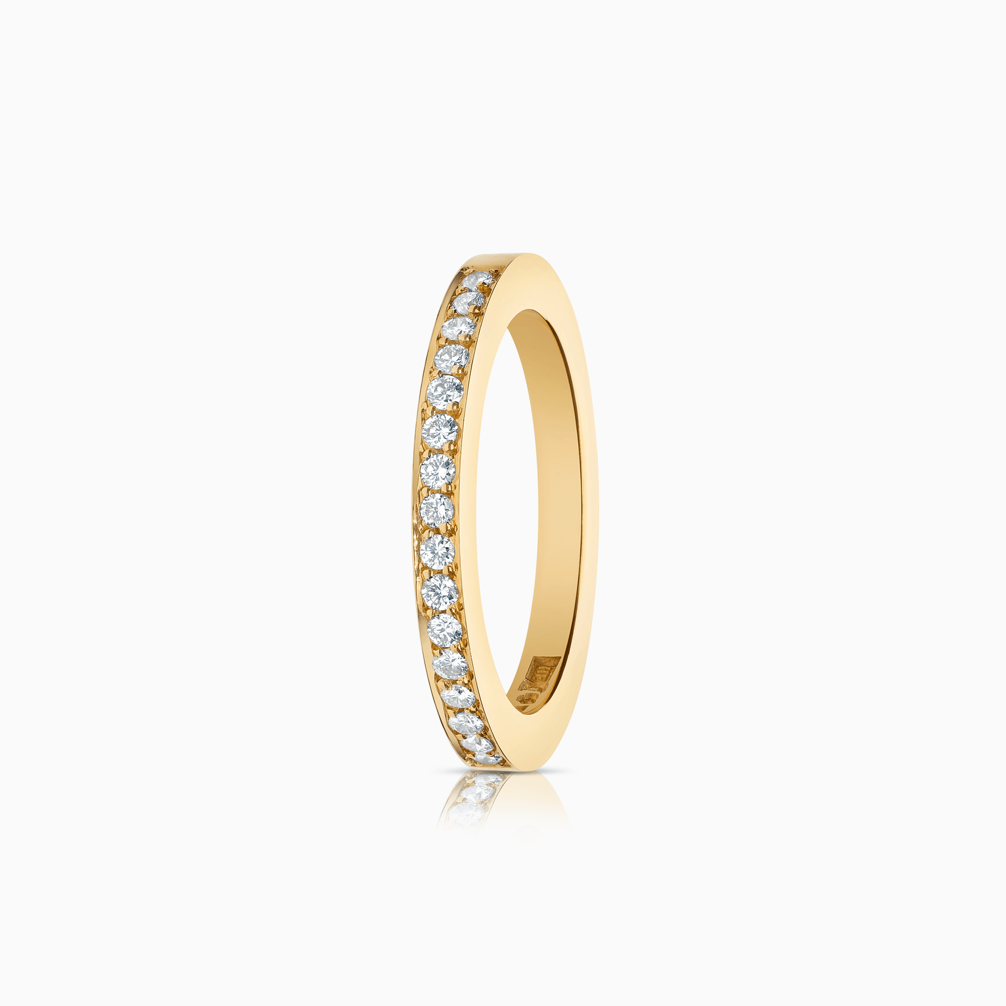 Alliansring 0,24ct 18K guld
