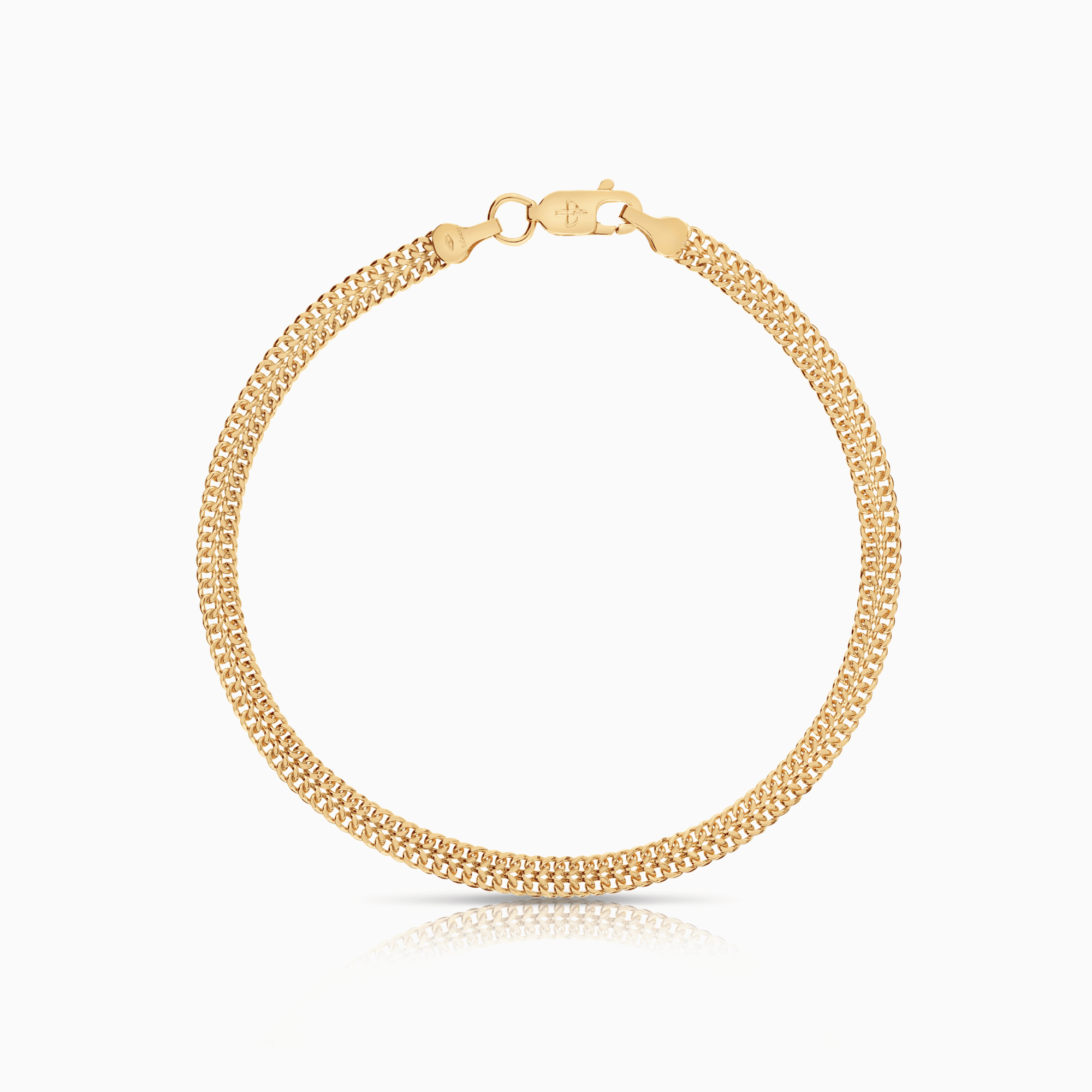 Fishbone bracelet 4.38g 18K gold