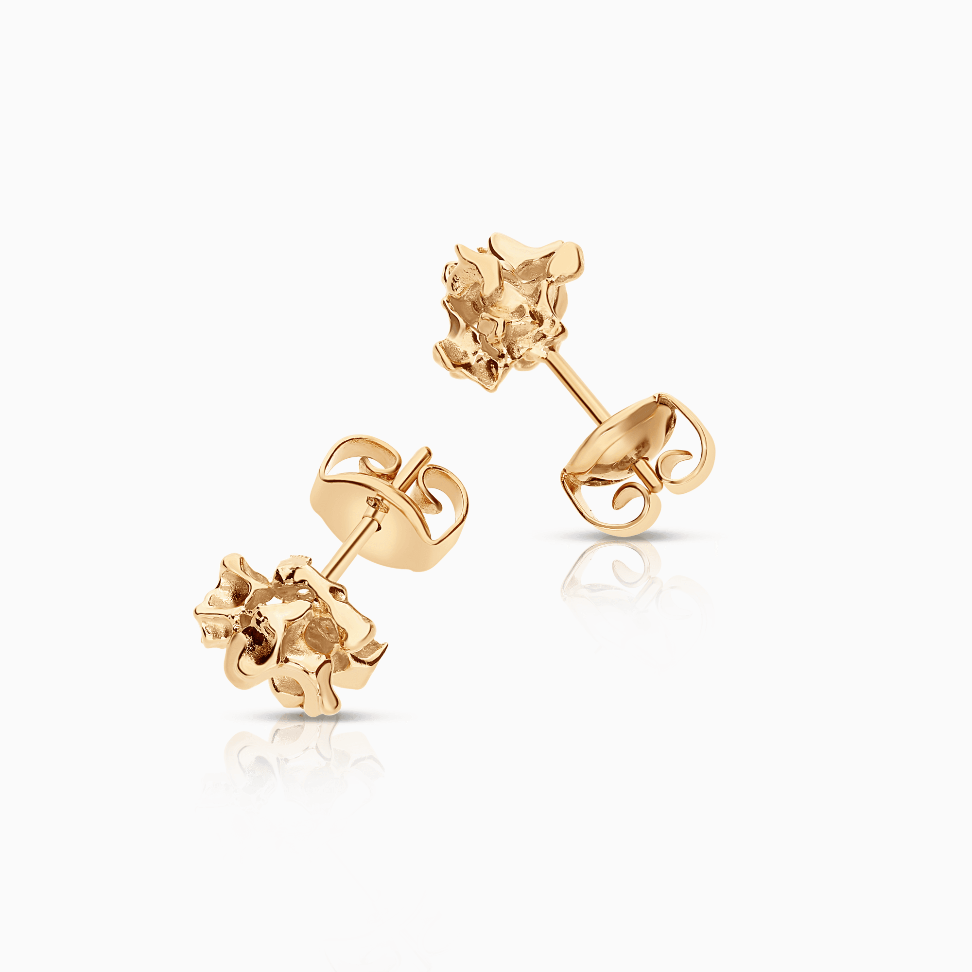 Gold earrings 2.72g 18K gold