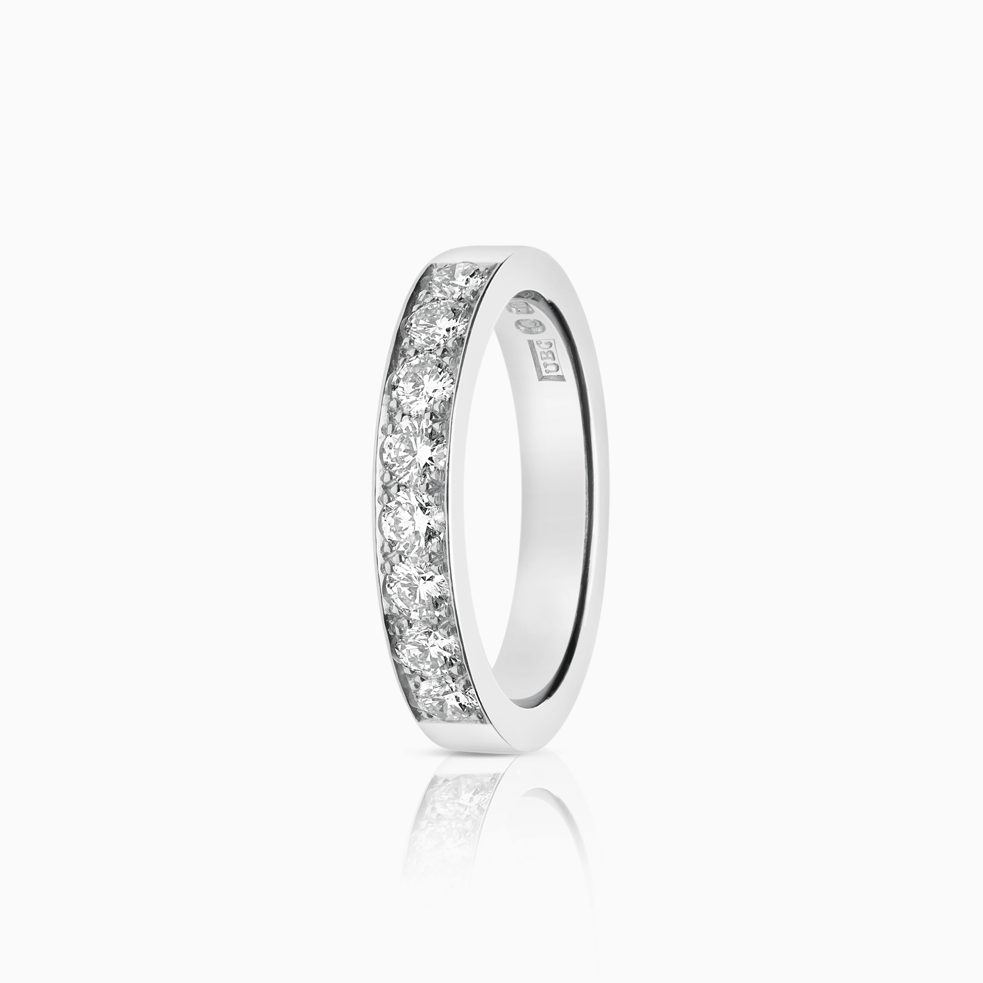 Alliansring 0,80ct 18K vitguld