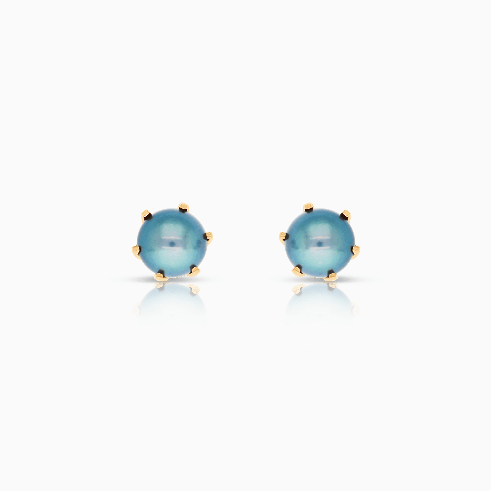 Pearl earrings 1.26g 18K gold