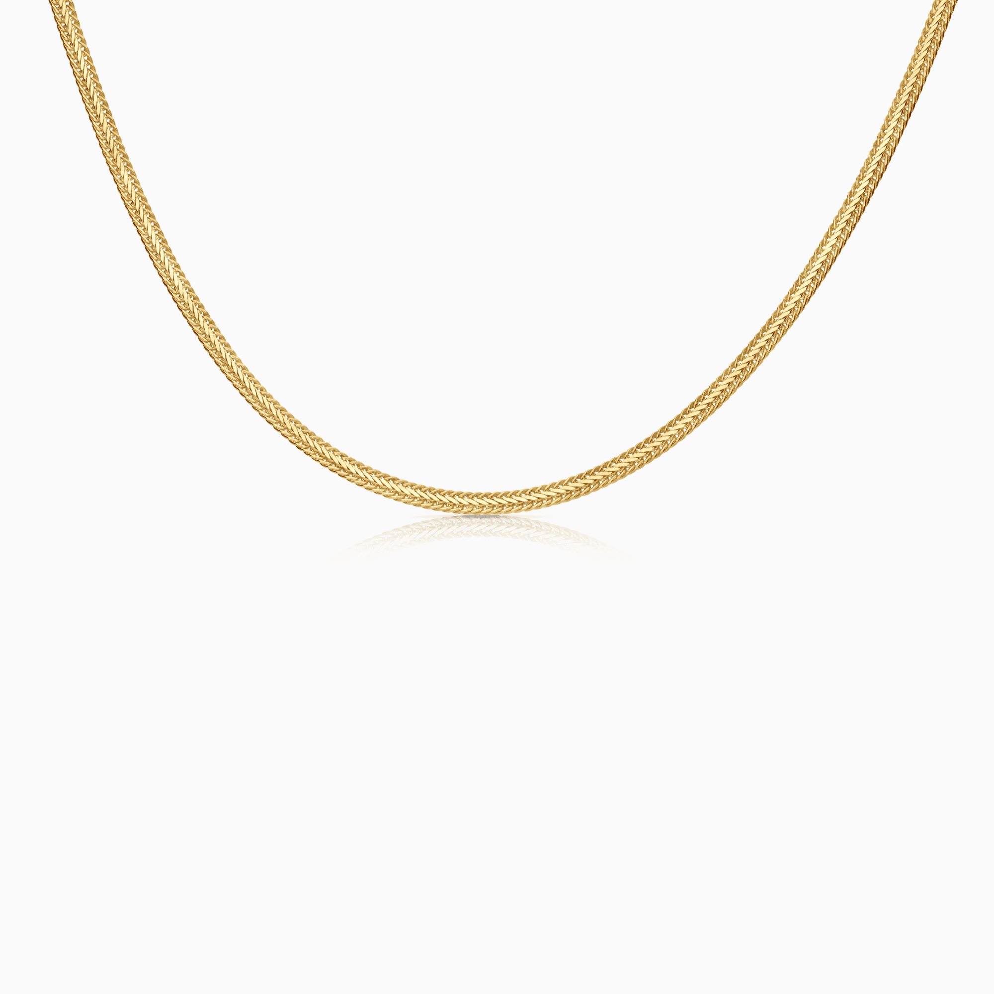 Fox tail necklace 9.57g 18K gold