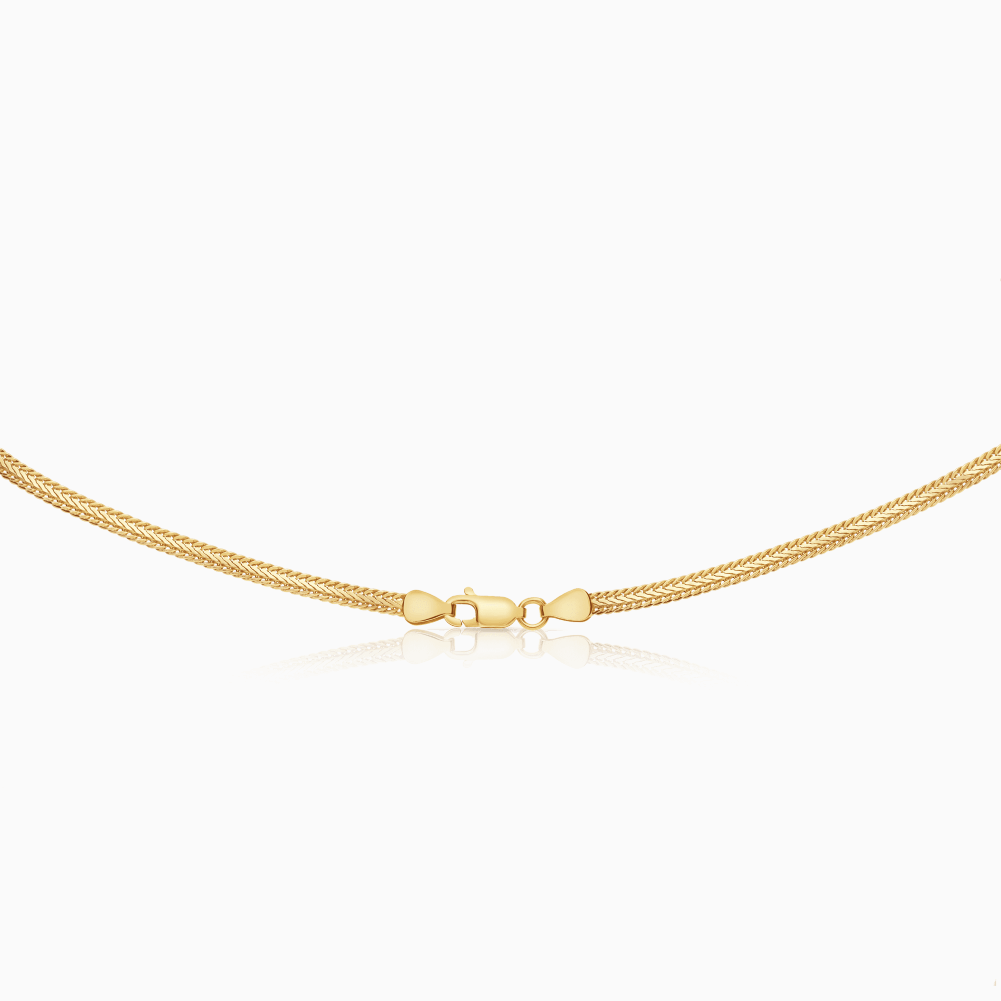 Fox tail necklace 9.57g 18K gold