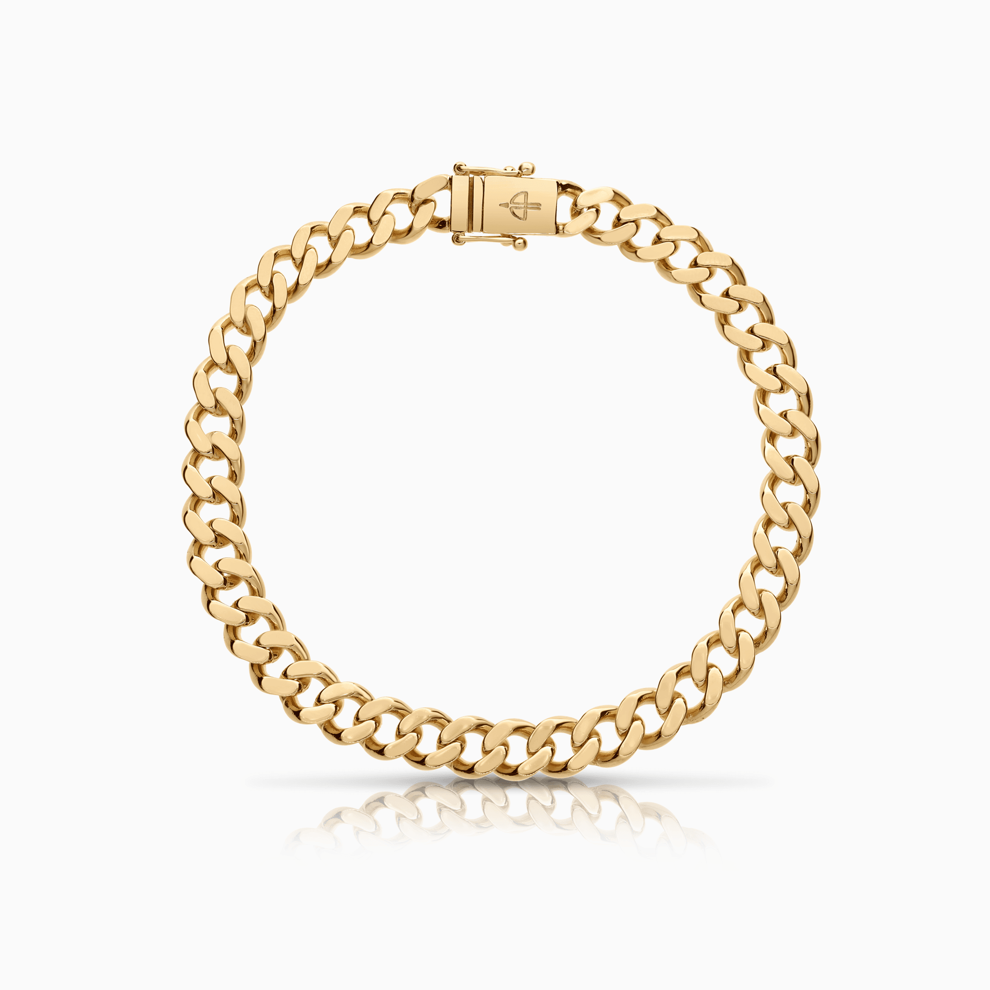 Curb bracelet 33.67g 18K gold