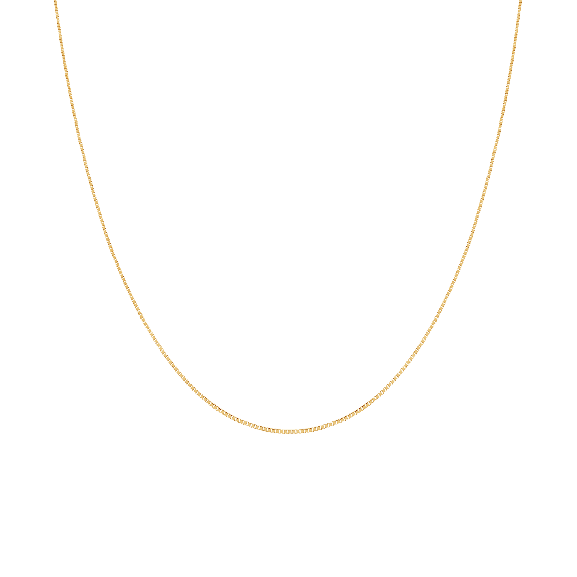 Box chain 50cm 18K gold