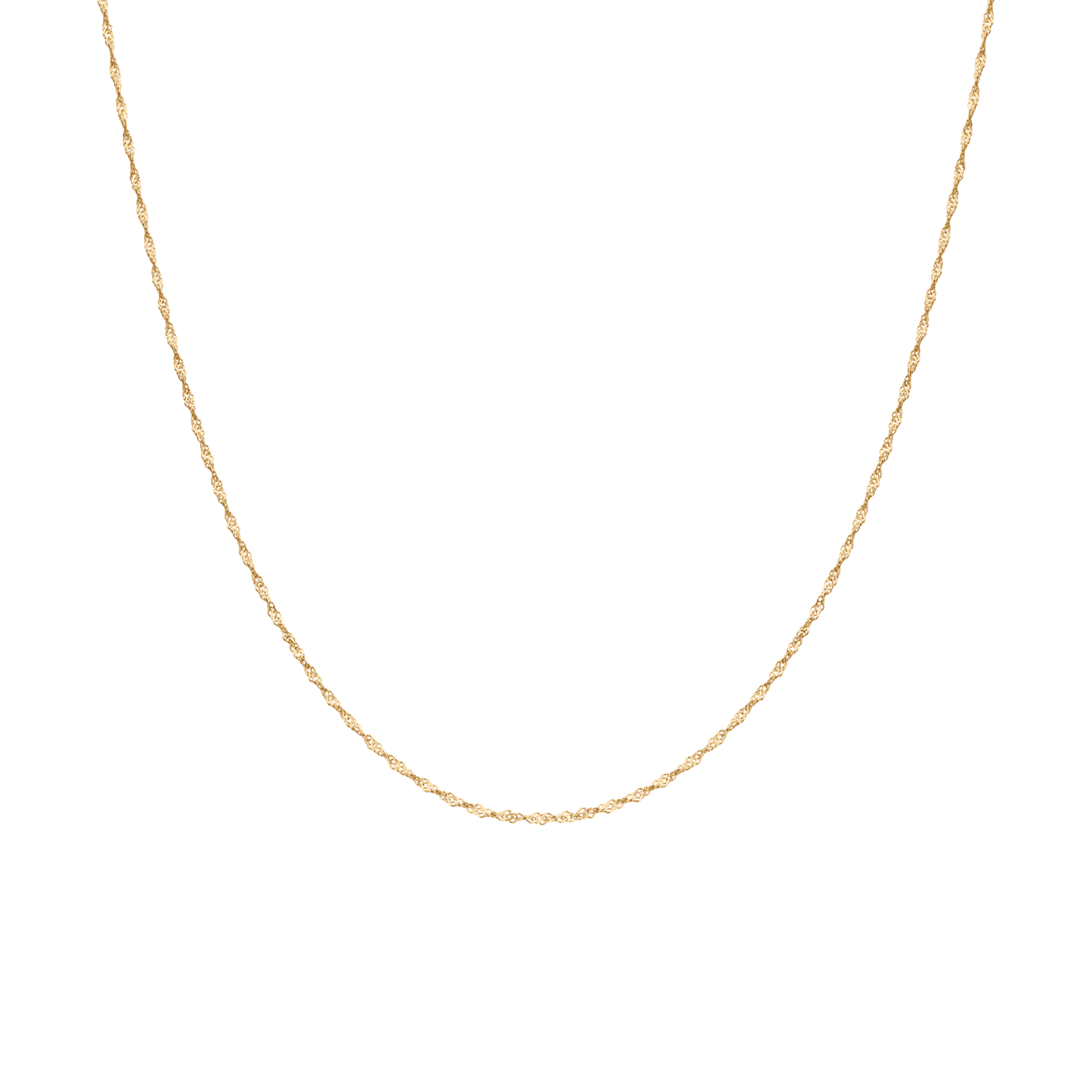 Singapore chain 42.5cm 18K gold