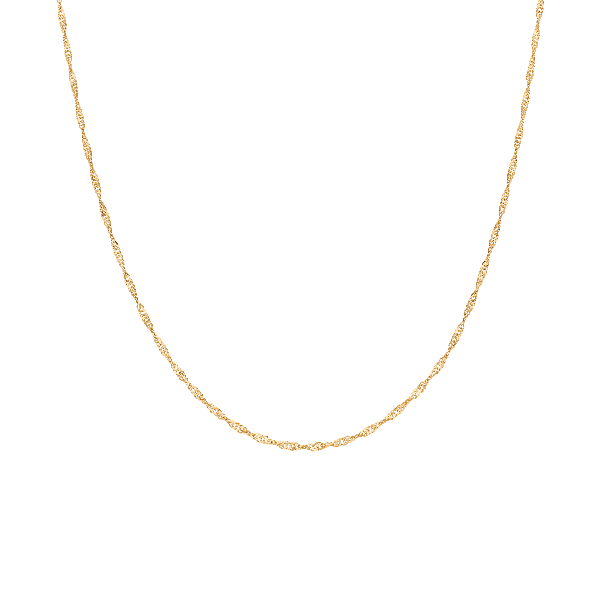 Singapore chain 41.5cm 18K gold