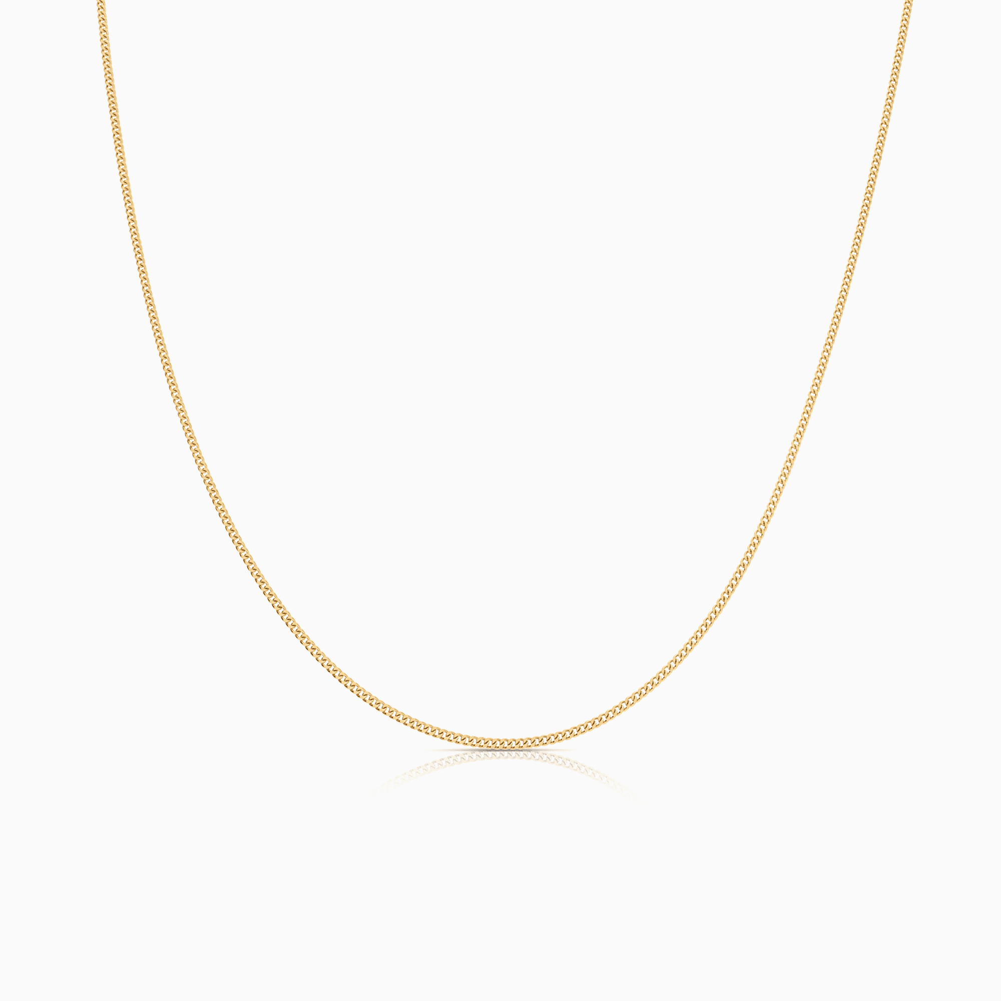 Curb chain 41cm 18K gold