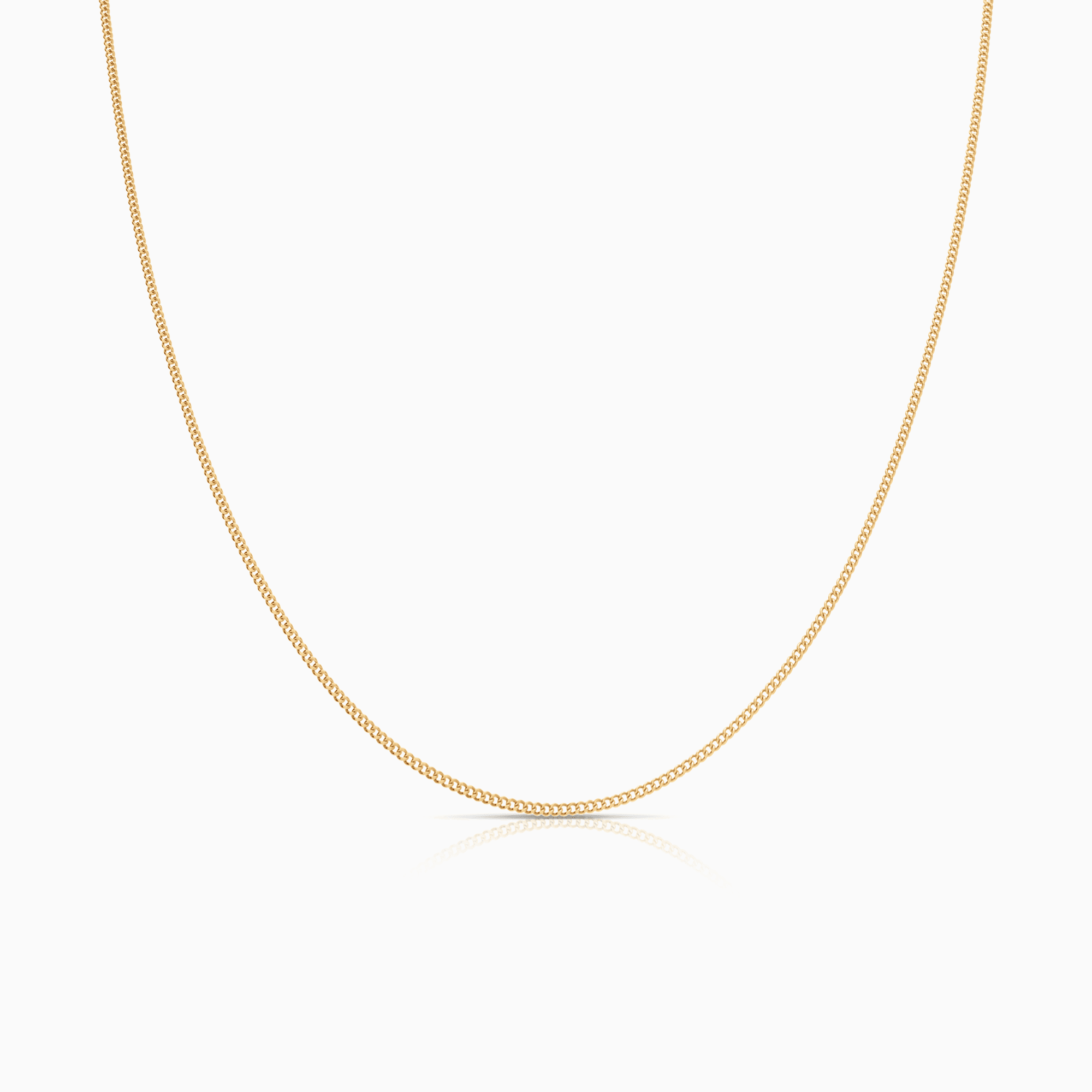 Curb chain 46.5cm 18K gold
